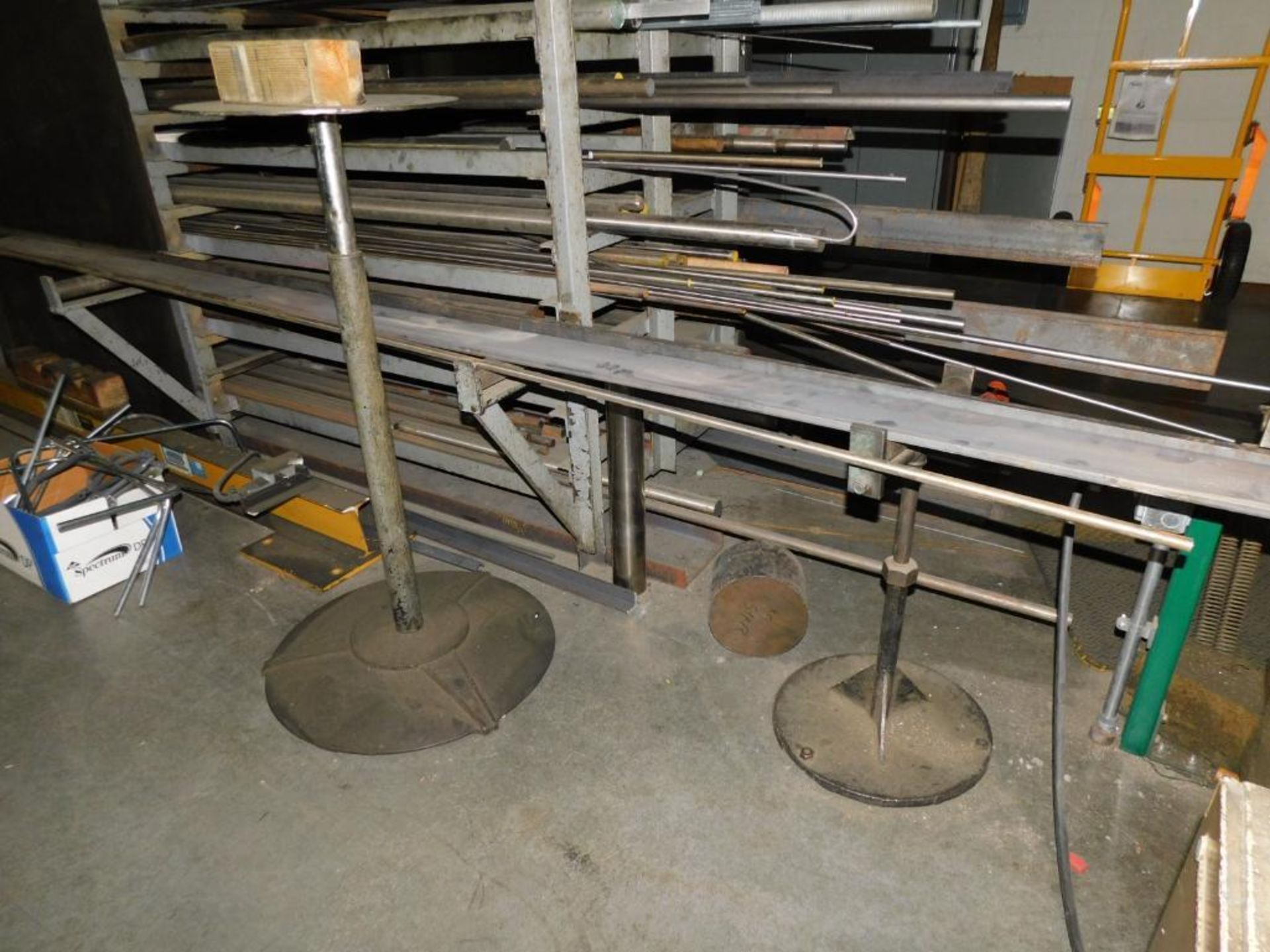 LOT: Material Rack w/Assorted Metal Stock (LOCATION: IN MACHINE SHOP, 2ND FLOOR) - Image 10 of 11