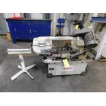 MSC Model 09518879 Horizontal Metal Band Saw w/HTC Super Duty HSS-15 Roller Stand (LOCATION: IN MACH