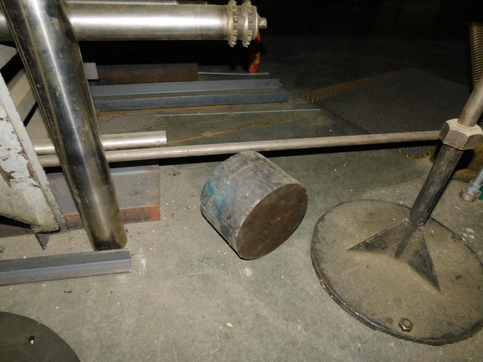 LOT: Material Rack w/Assorted Metal Stock (LOCATION: IN MACHINE SHOP, 2ND FLOOR) - Image 9 of 11
