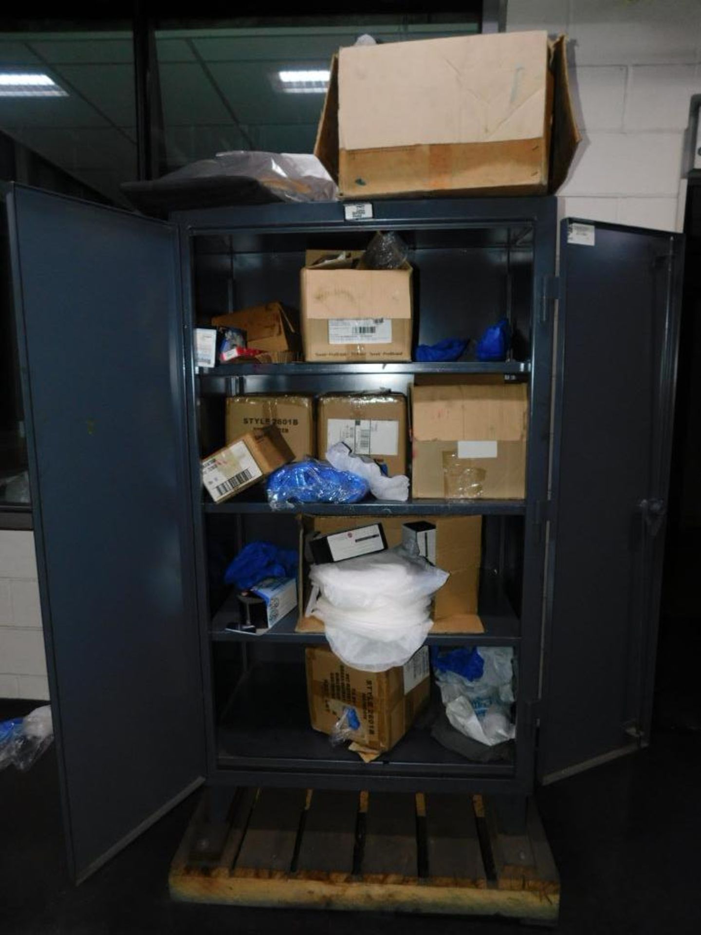Stronghold Cabinet w/Contents of PPE (LOCATION: IN PRESS CONTROL ROOM, 2ND FLOOR) - Image 4 of 5