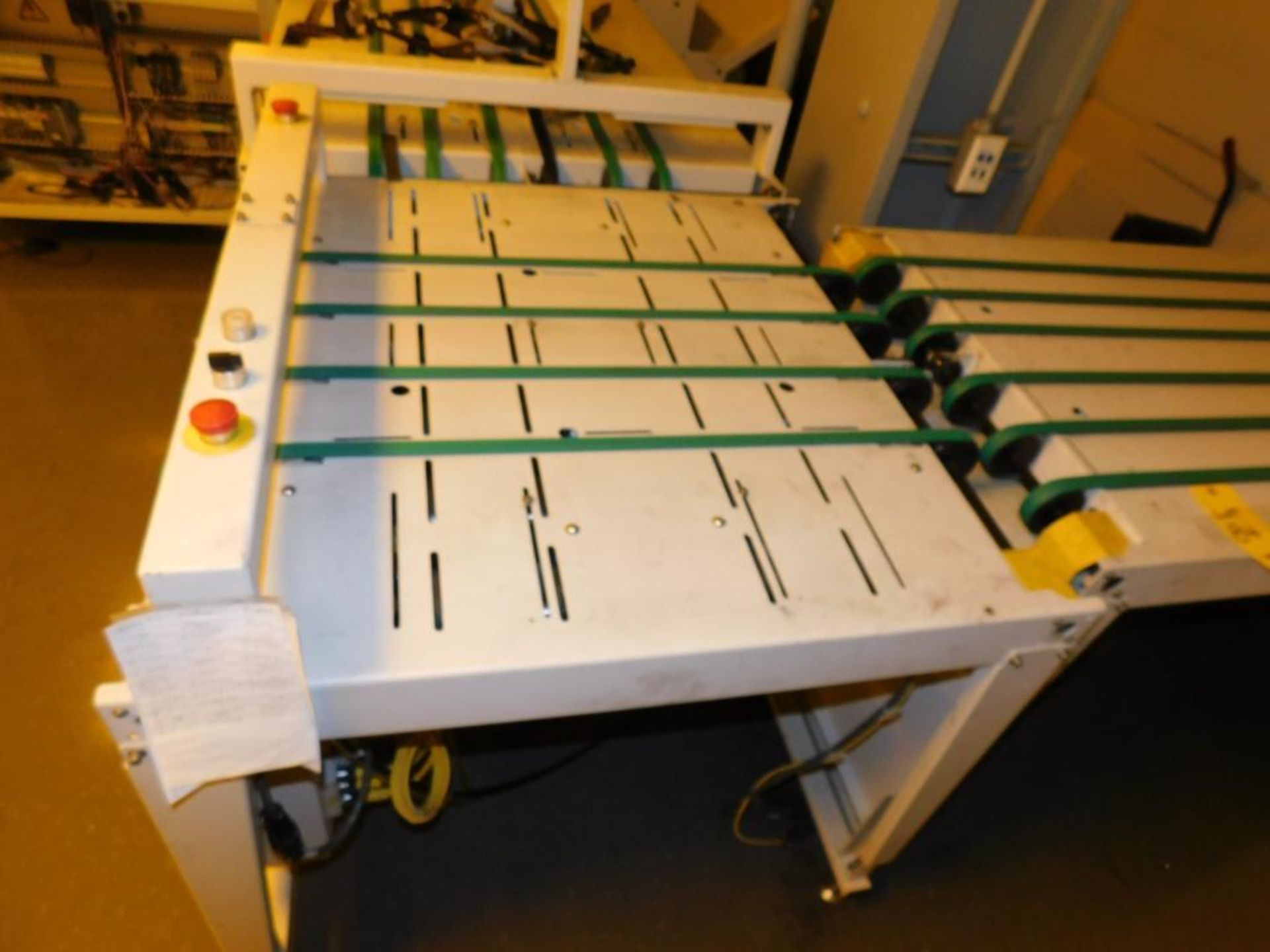 LOT: (1) K & F Model CD GR-050 Conveyor Table, S/N 0512, (1) K & F UTM GR-139 Conveyor Table, S/N 05 - Image 5 of 10