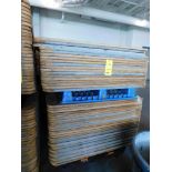 LOT: Large Quantity of 50" x 50" Wood Paper Roll Pallets on (10) Plastic Pallets (LOCATION: IN MAIL