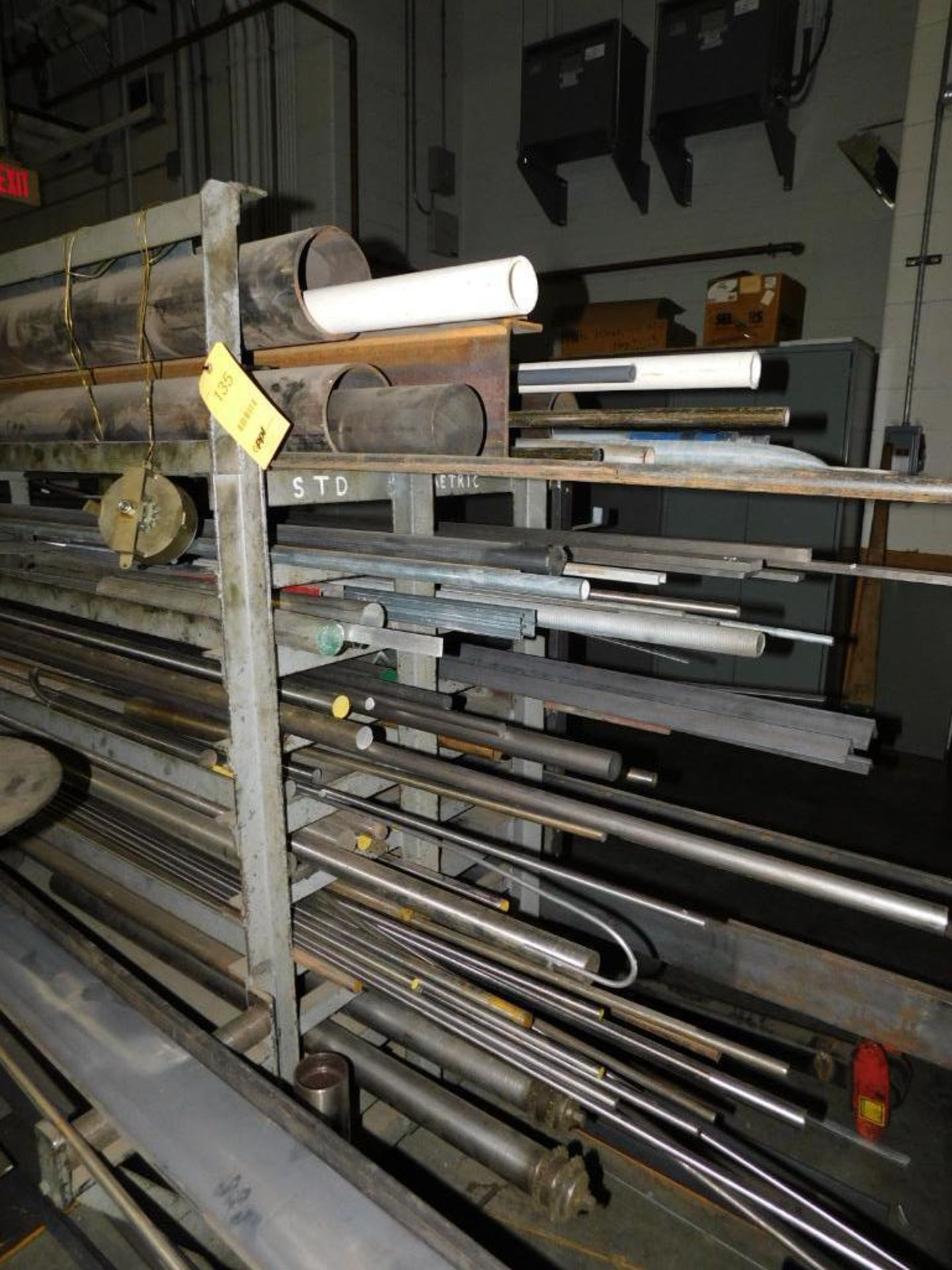 LOT: Material Rack w/Assorted Metal Stock (LOCATION: IN MACHINE SHOP, 2ND FLOOR) - Image 11 of 11