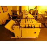 LOT: (1) K & F Model UTM GR-137 Conveyor Table, S/N 0528, (2) K & F 0066151 GR-001 2-Plate Stacker,