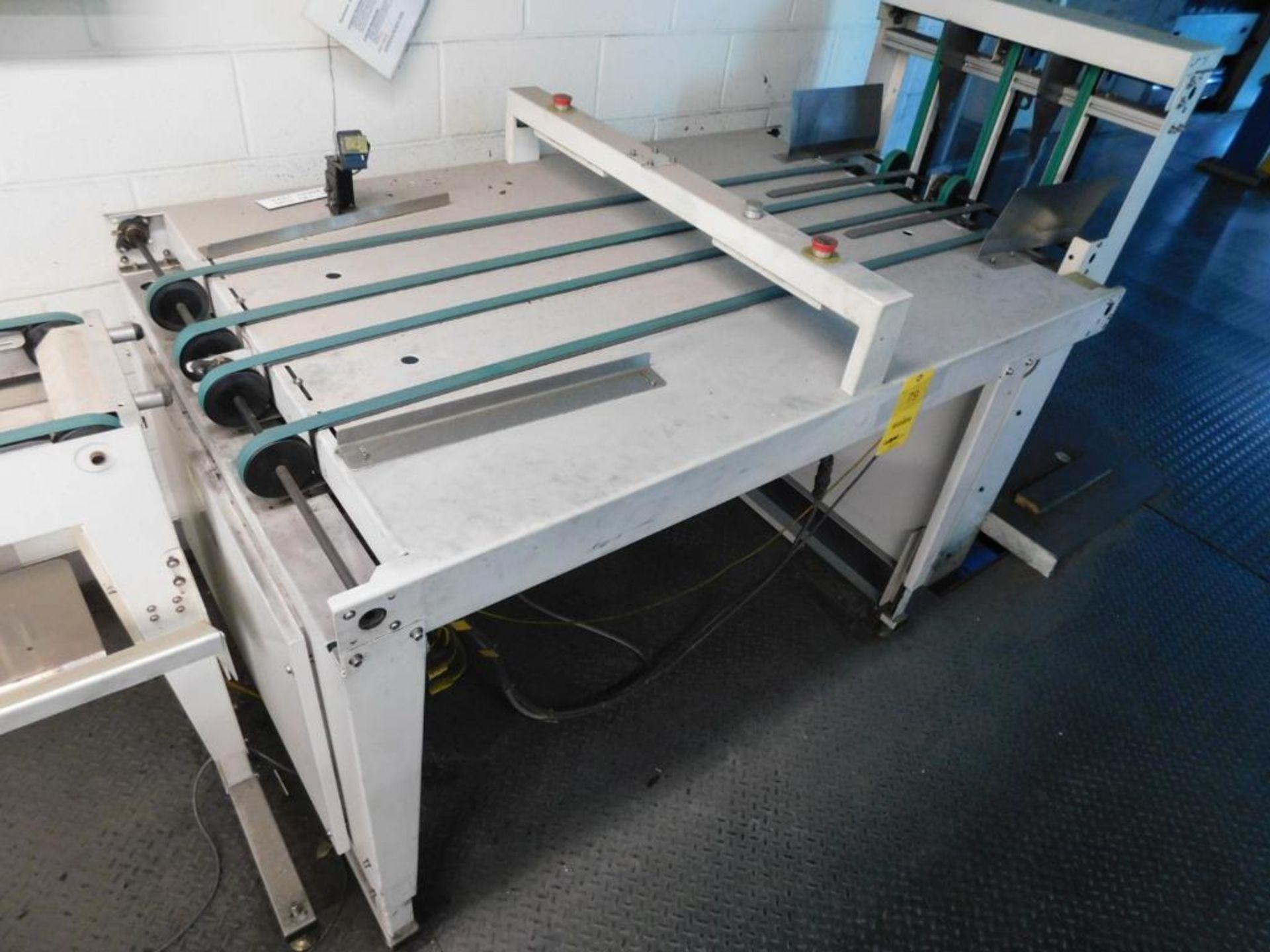 LOT: (1) K & F Model CD GR-053 Conveyor Table, S/N 0509, (3) K & F Model 0066151 GR-001 2-Plate Stac - Image 3 of 10