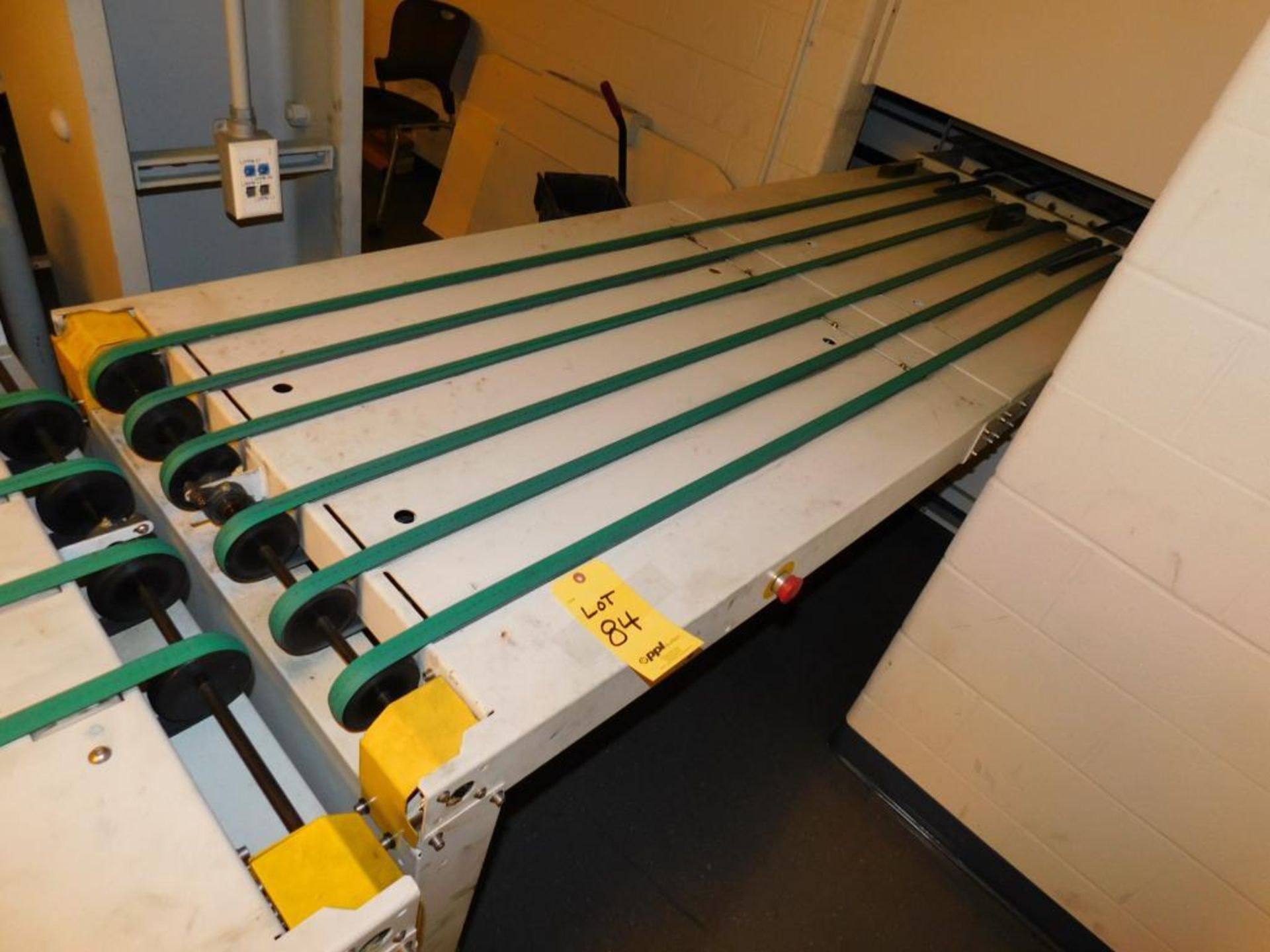 LOT: (1) K & F Model CD GR-050 Conveyor Table, S/N 0512, (1) K & F UTM GR-139 Conveyor Table, S/N 05 - Image 6 of 10