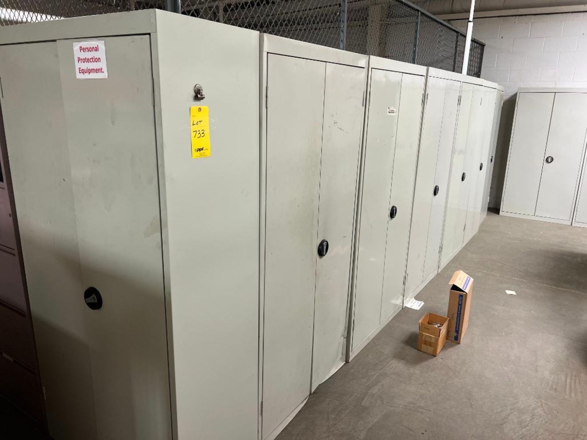 LOT: (38) Storage Cabinets (LOCATED IN MEZZANINE)