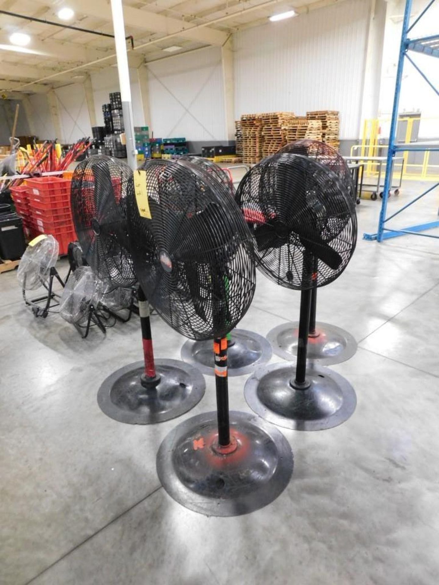 LOT: (5) Dayton Pedestal Fans