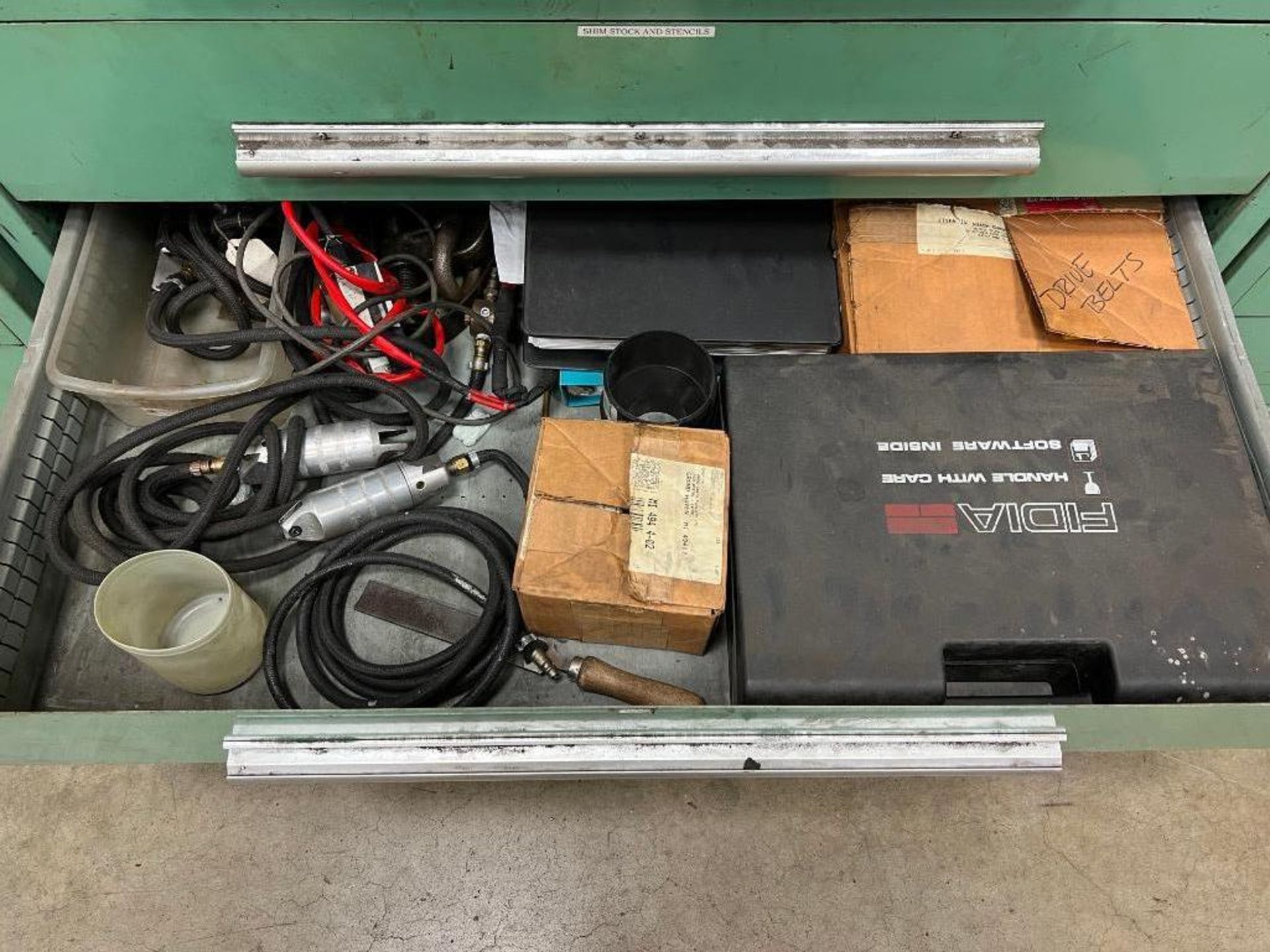 LOT: Nu-Era Modular Drawer Systems 8-Drawer Tool Cabinet w/Contents of Nozzle Tips, Water Plugs, Plu - Image 9 of 10