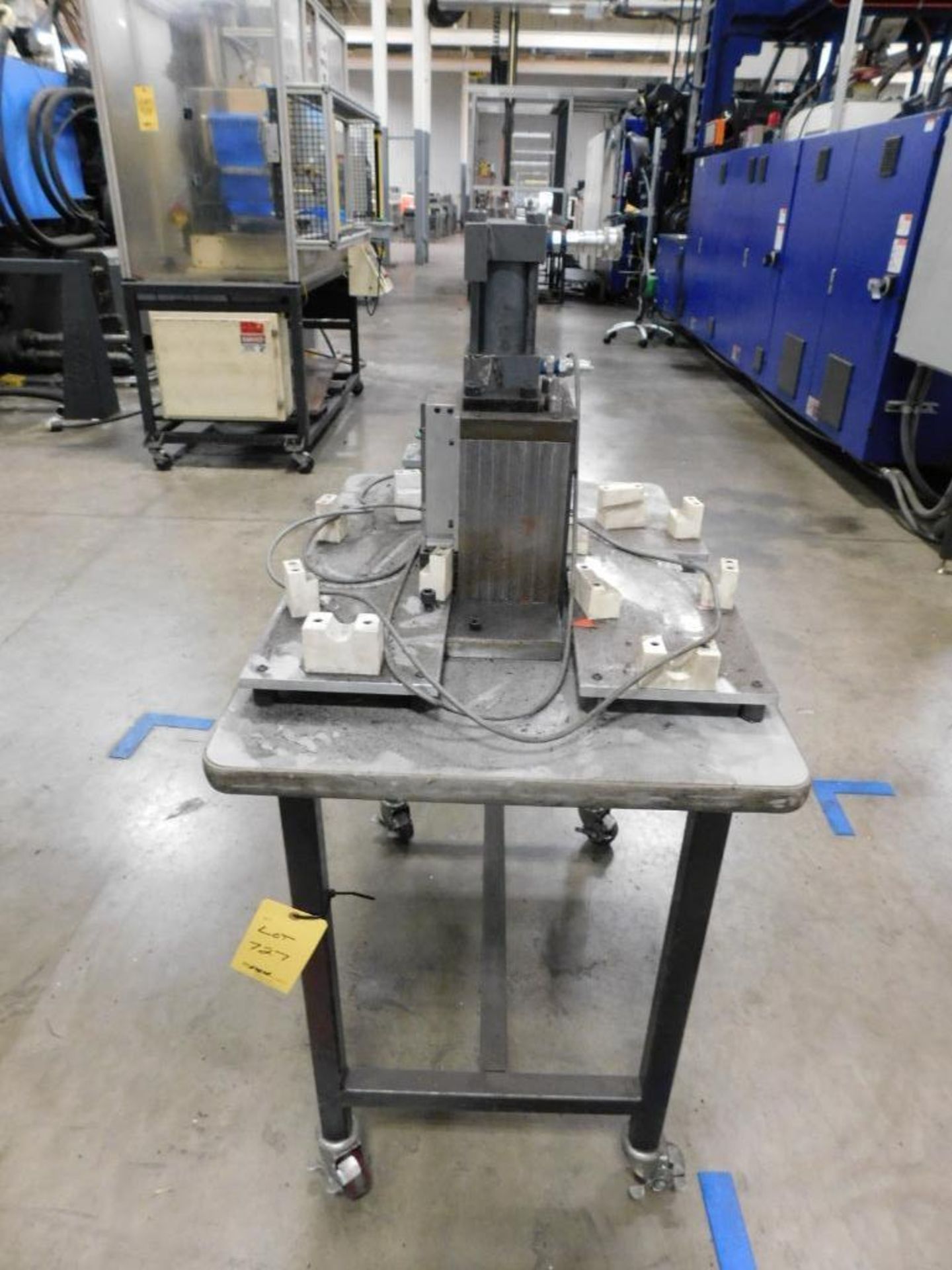 LOT: (8) Work Stations, (2) Punch Presses, (2) Drying Stations, Drilling Station, Glue Station, etc. - Image 5 of 16