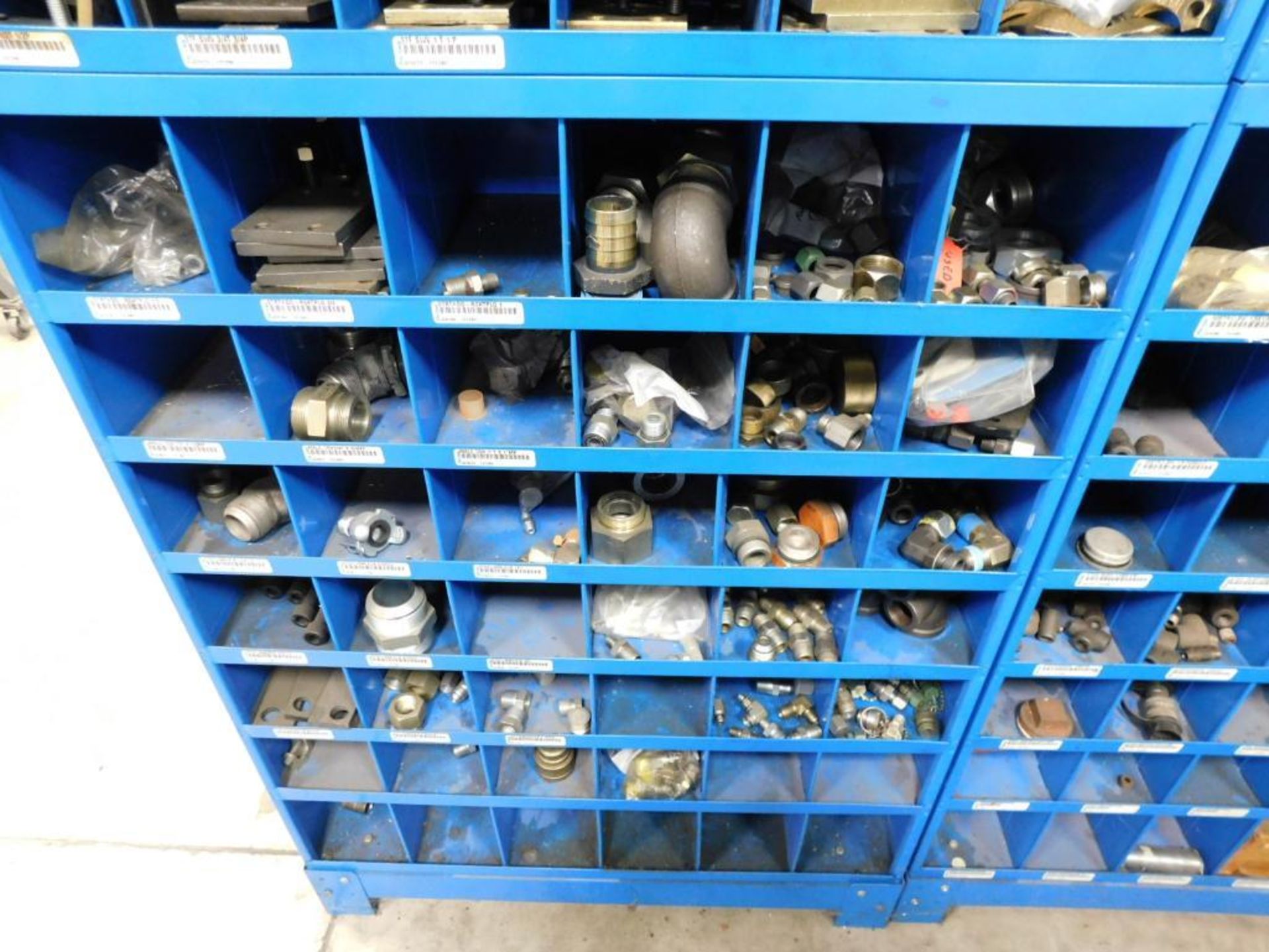 LOT: (7) Sections Fastenal Compartment Organizers w/Contents of Hardware, Plumbing, etc. - Image 4 of 15