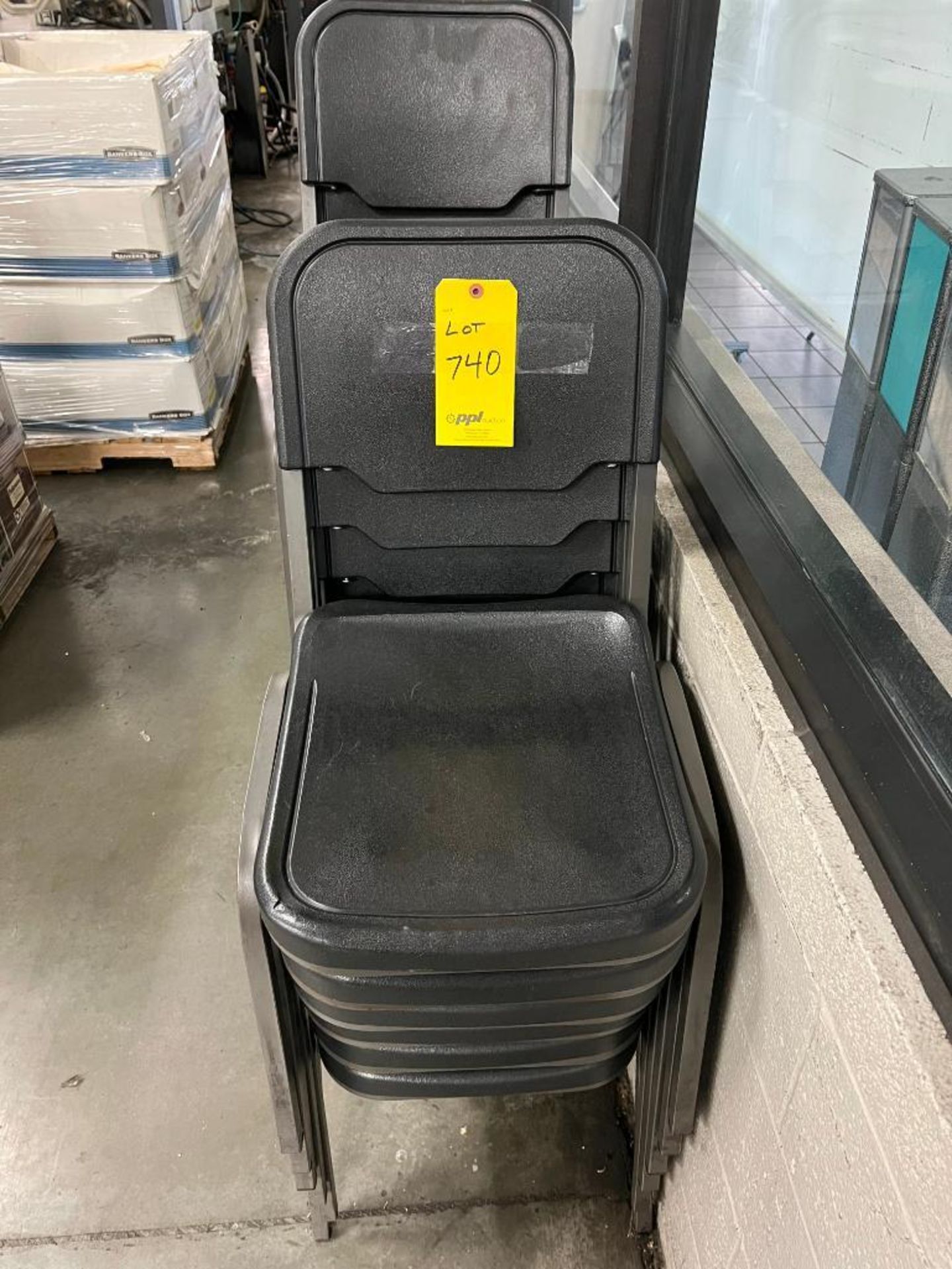 LOT: (24) Stackable Chairs