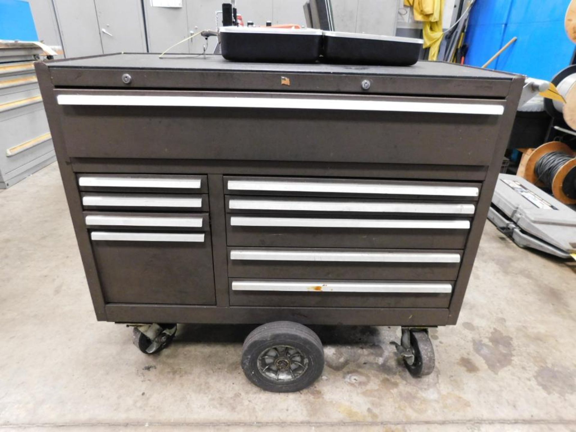 LOT: Kennedy 10-Drawer Rolling Tool Box w/Contents