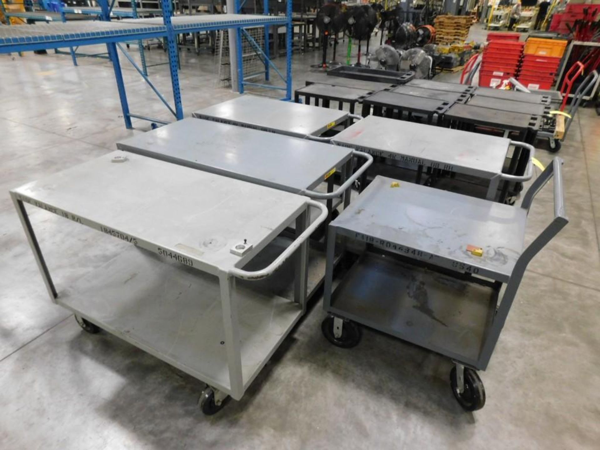 LOT: (3) Little Giant, (1) Jamco Heavy Duty Shop Metal Carts - Image 2 of 3