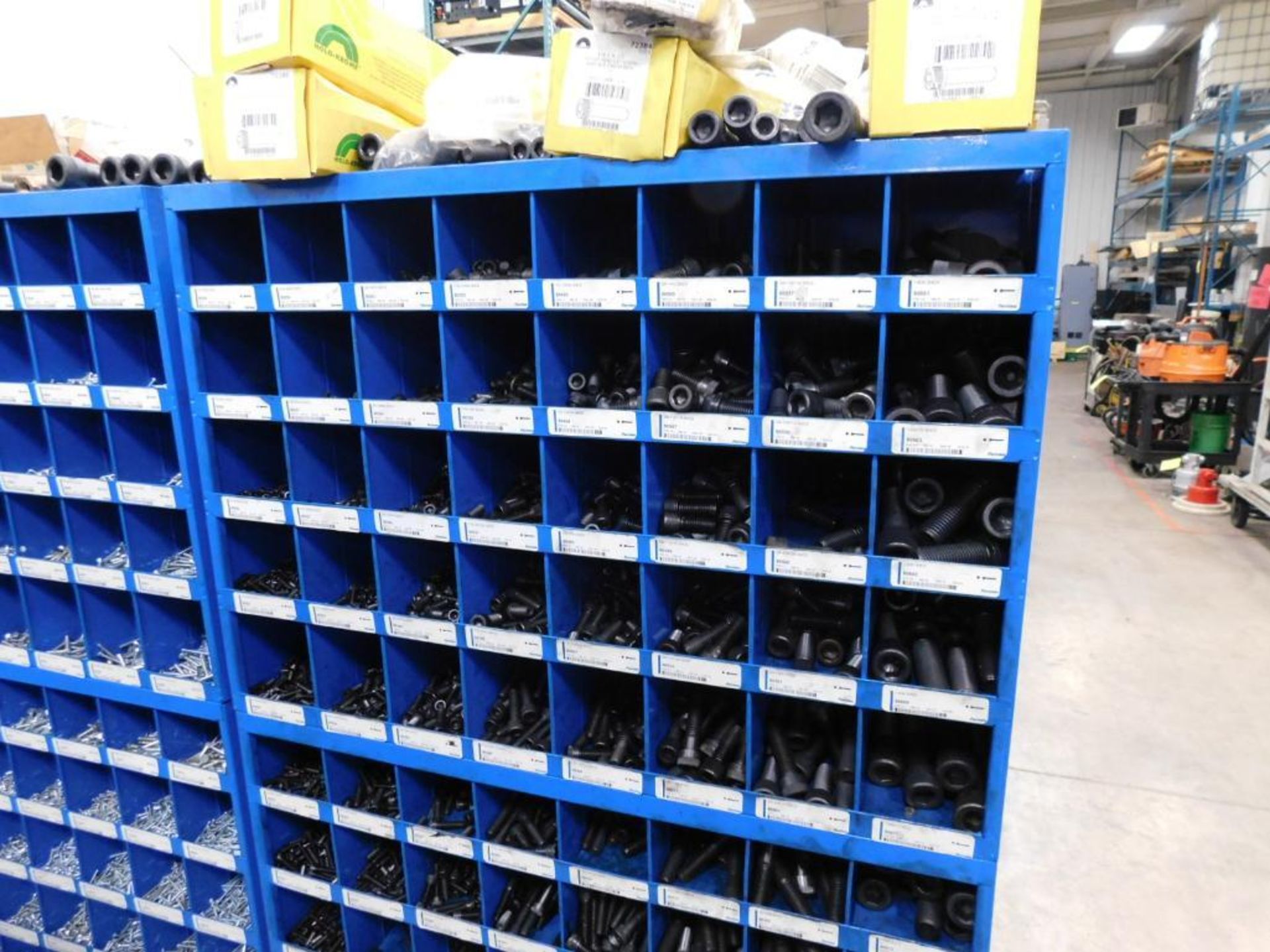 LOT: (5) Sections Fastenal Compartment Organizers w/Contents of Assorted Hardware, Bolts, Screws, et - Image 2 of 11