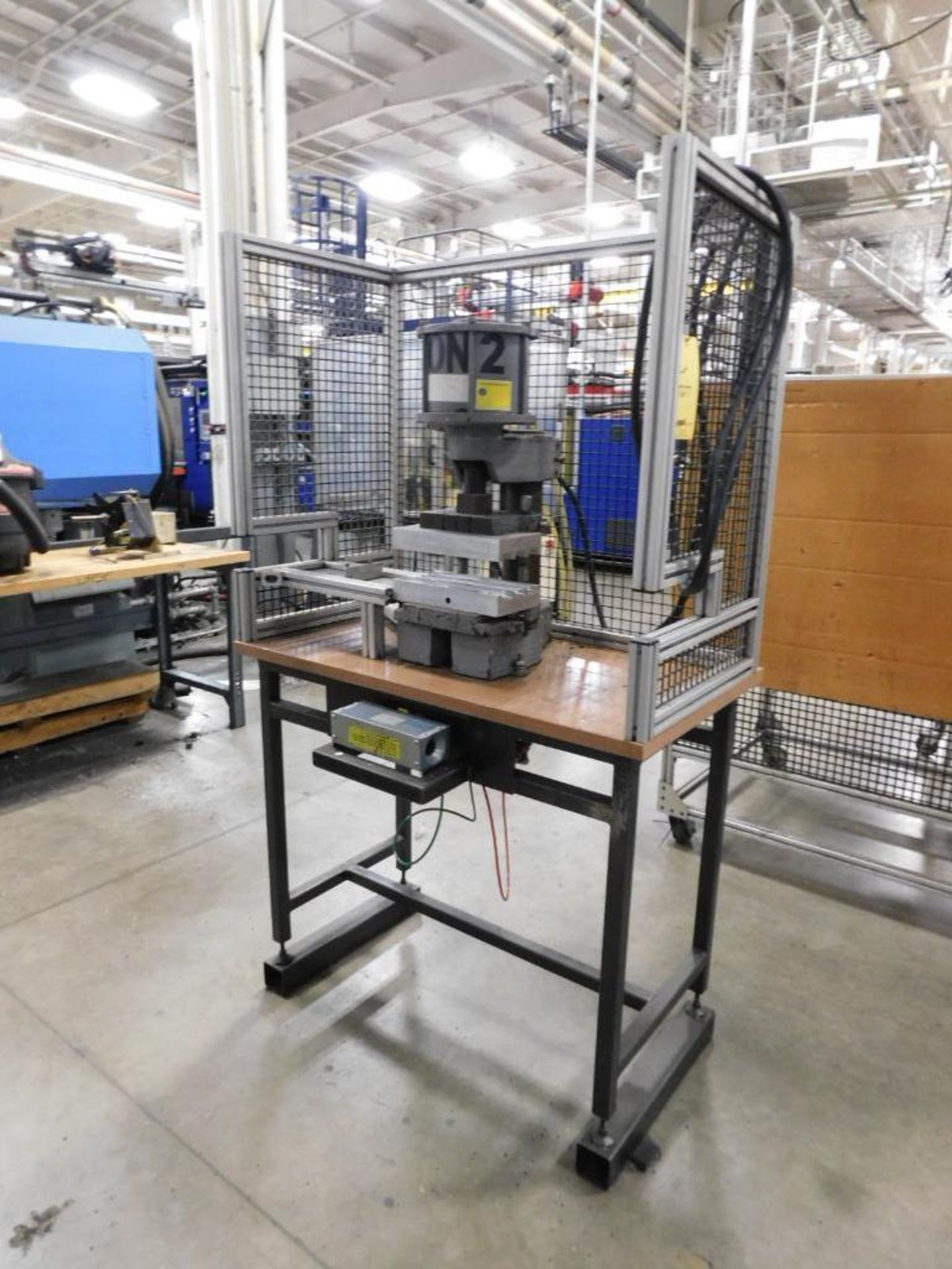 LOT: (8) Work Stations, (2) Punch Presses, (2) Drying Stations, Drilling Station, Glue Station, etc. - Image 11 of 16