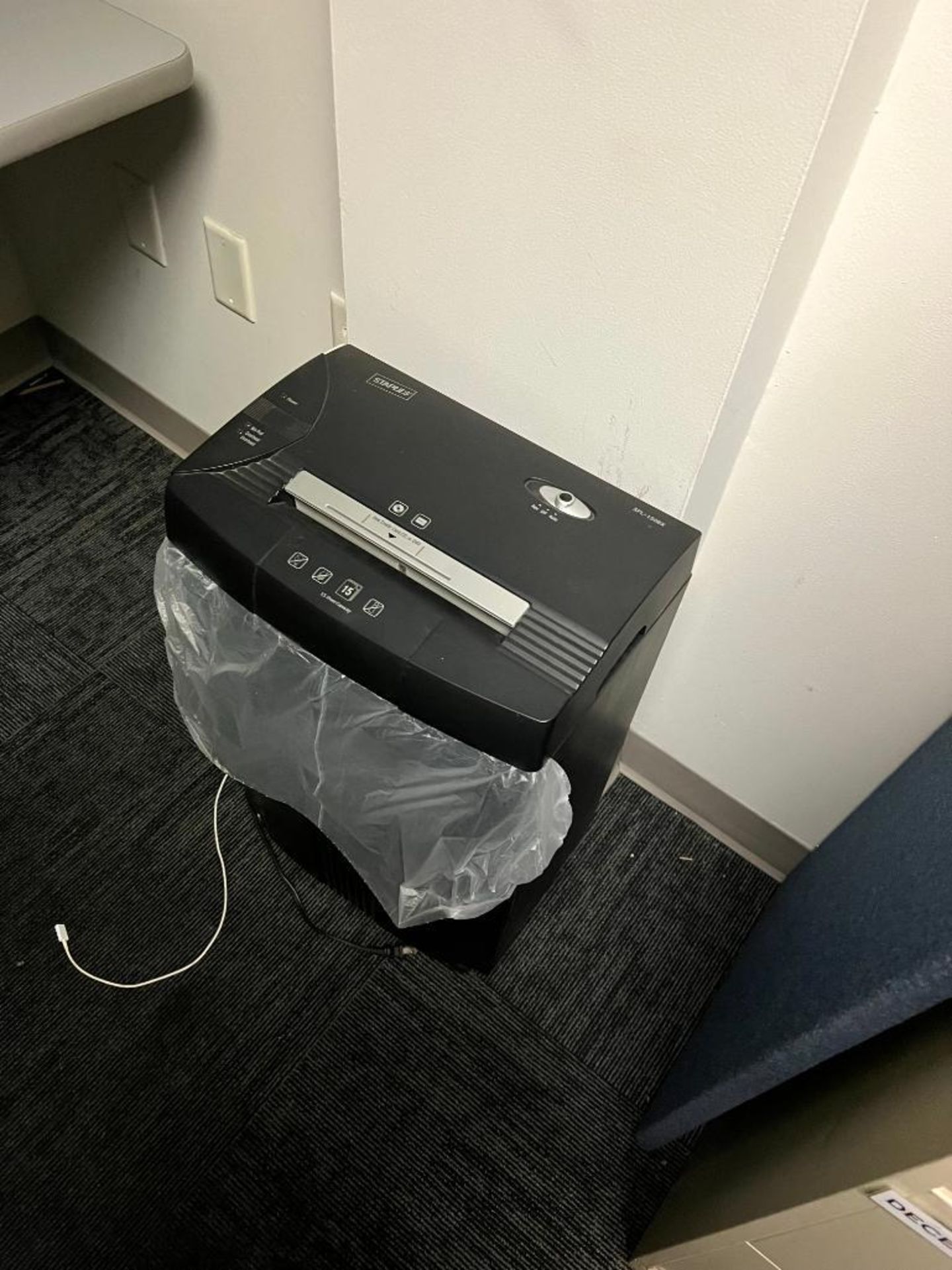 LOT: Contents of (9) Cubicles: Desks, Chairs, Office Supplies, Zebra GK420T Thermal Printer, Lexmark - Image 18 of 18
