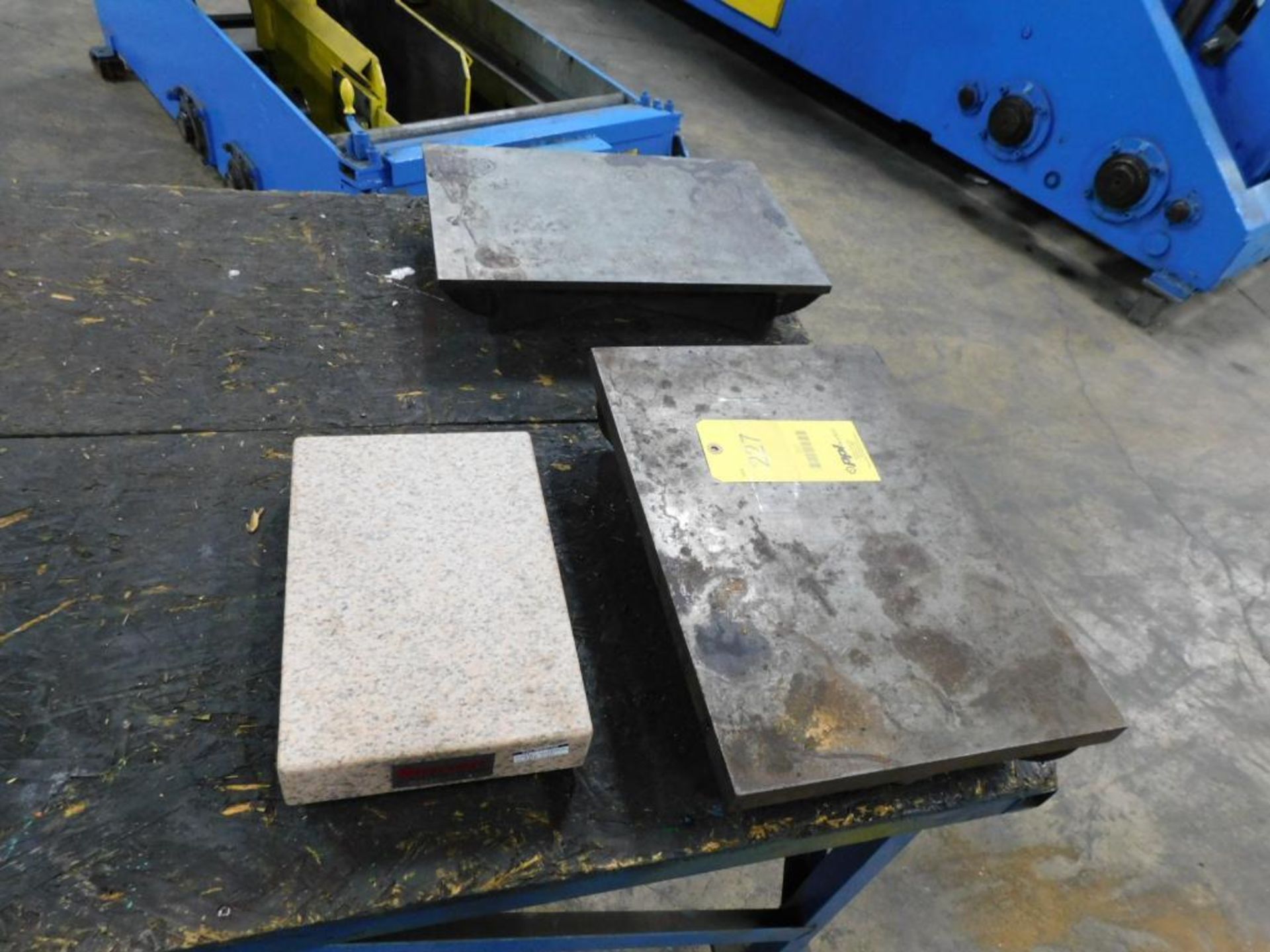 LOT: (2) 18" x 12" Steel, (1) Starrett 12' x 8' x 2-1/2" Granite Surface Plate - Image 2 of 2