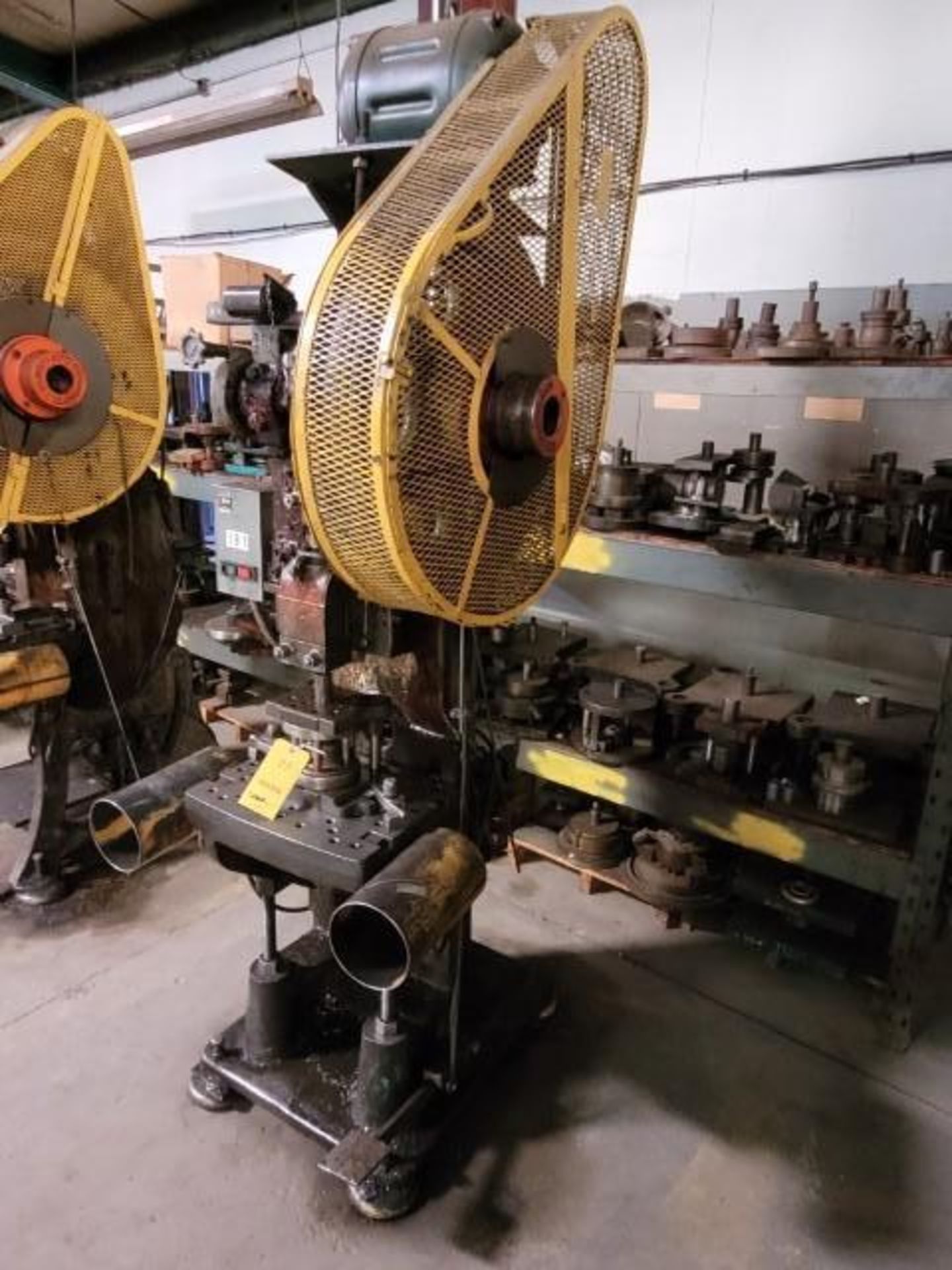 OBI Flywheel Press, Bed Size: 22" x 13", Stroke: 4, Approx Machine Size: 43" x 37" x 95", S/N H12046 - Image 3 of 5