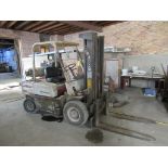 Kalamarc 144563A 5000 lb. Capacity LP Fork Lift, 3 Stage, 3400 Hours Indicated