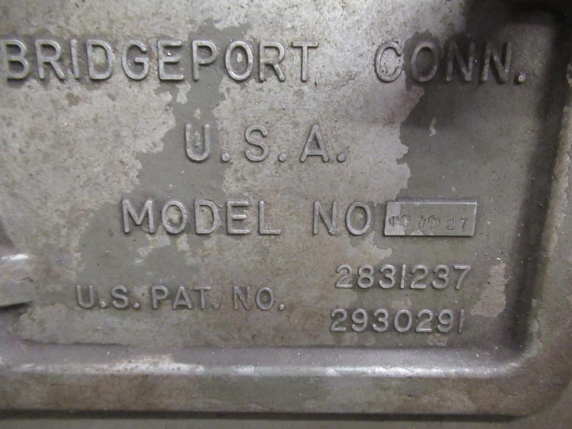 Bridgeport Vertical Milling Machine, Machining Vise, S/N 107927 - Image 5 of 6