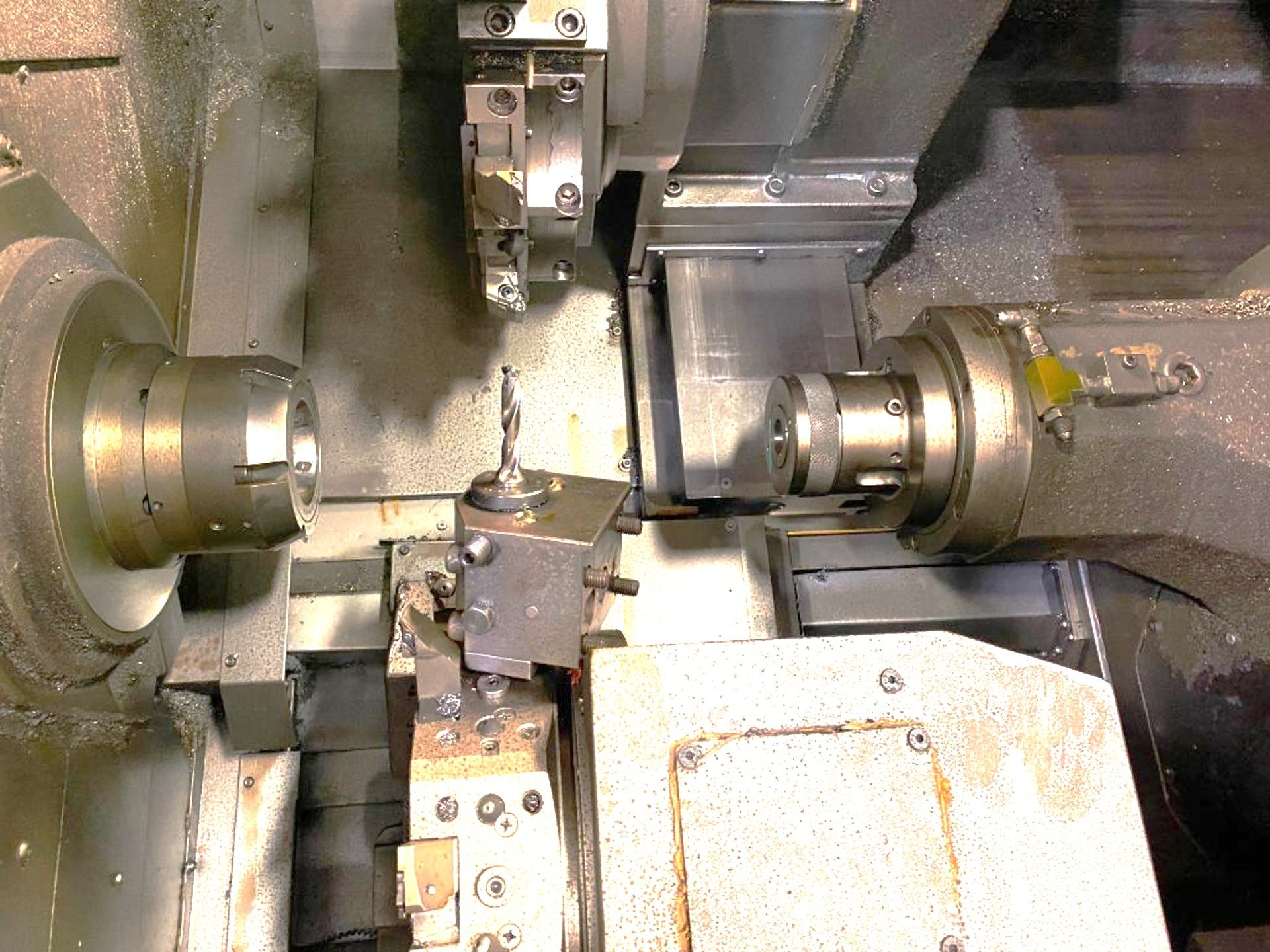 OKUMA LU-15W-2ST-600 4-AXIS CNC LATHE TURNING CENTER W/SUB SPINDLE, NEW 2002 - Image 3 of 8