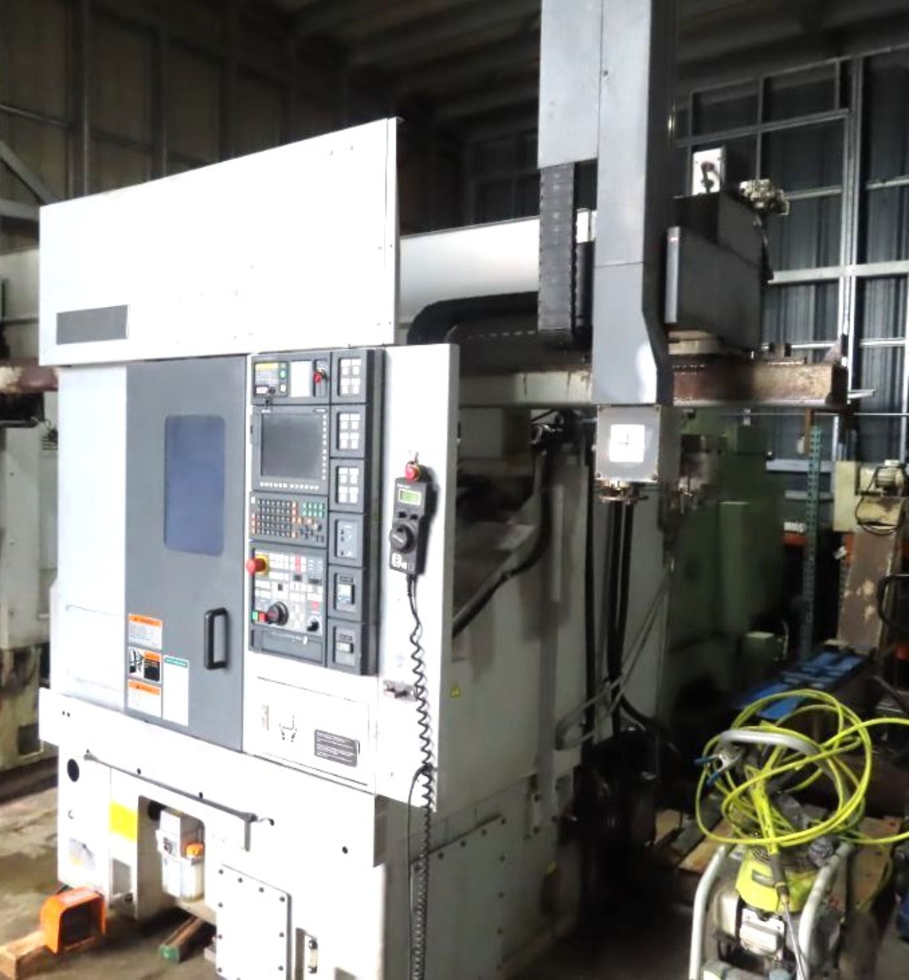 Mori Seiki CL-1500 CNC Chucking Lathe with Robotic Load/unloader and Parts Stocker New 2013 - Image 15 of 16