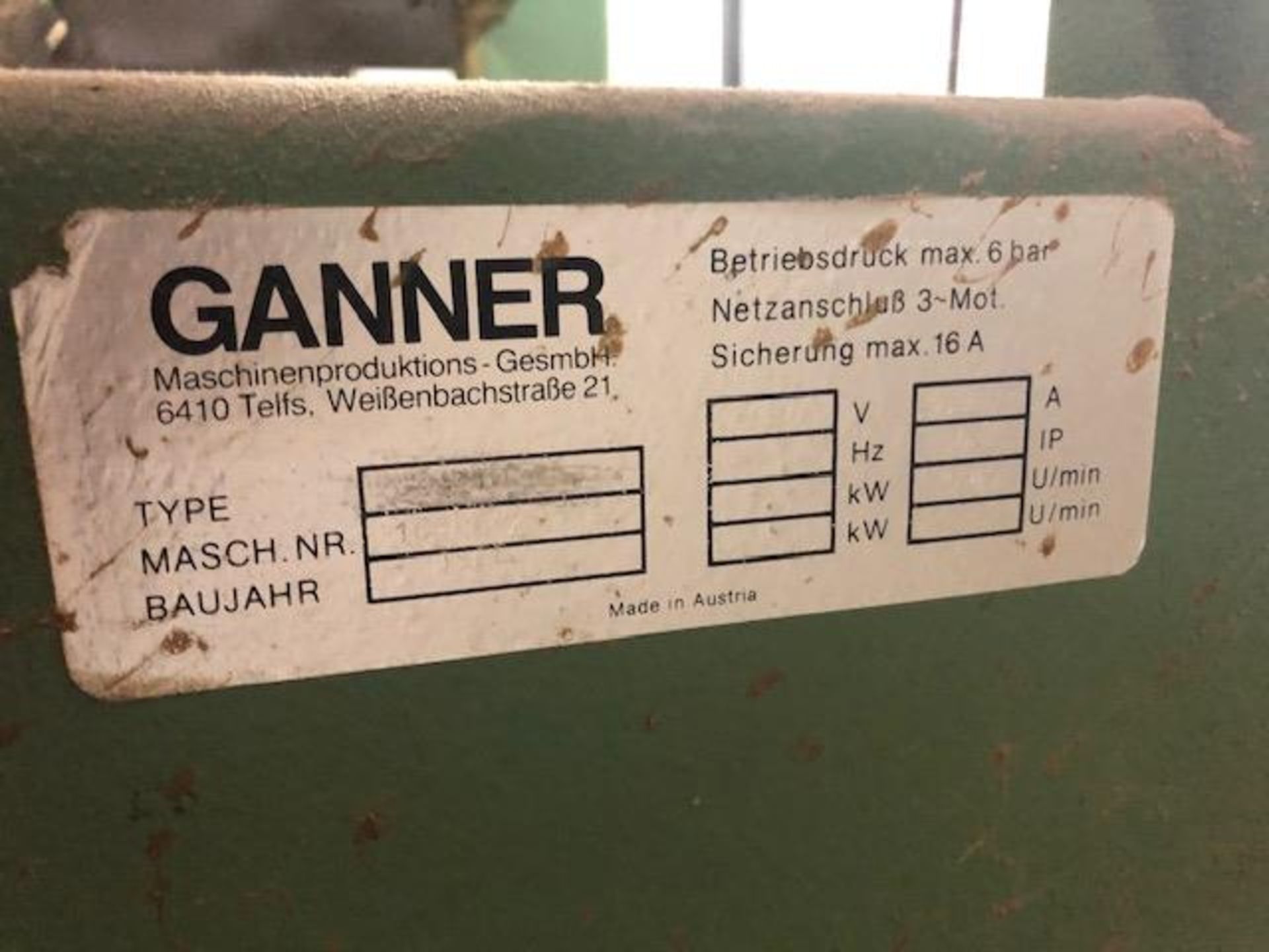 Gannomat Combi Vertical Line Boring Machine - Image 6 of 6