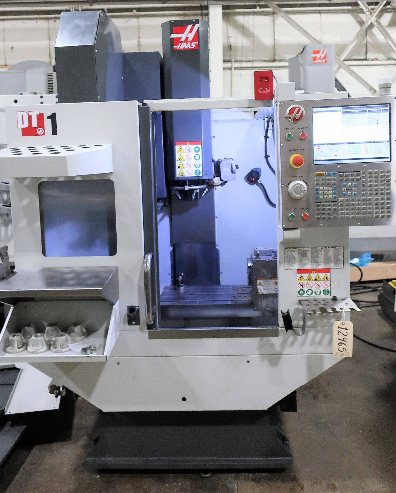 HAAS DT-1 4-AXIS CNC DRILL/TAP/VERTICAL MACHINING CENTER, S/N 1132186, New 2016