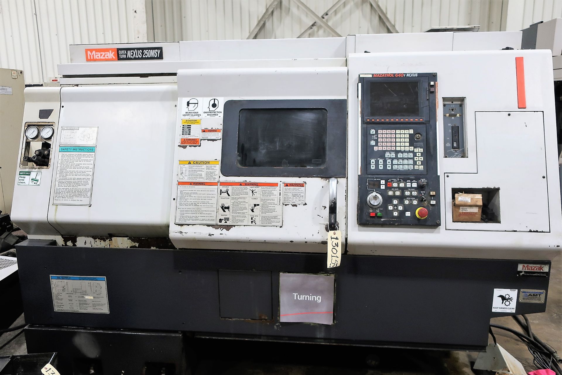 MAZAK QTN-250MSY CNC LATHE W/SUB SPINDLE, MILLING & Y-AXIS, S/N 182393