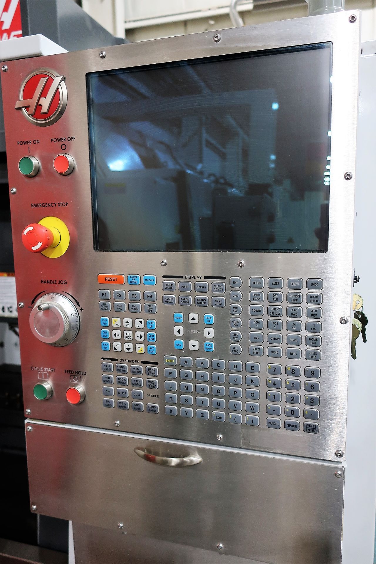 HAAS VF2-YT CNC 3-AXIS VERTICAL MACHINING CENTER, 15,000 RPM SPINDLE, S/N 1102152, NEW 2014 - Image 2 of 7