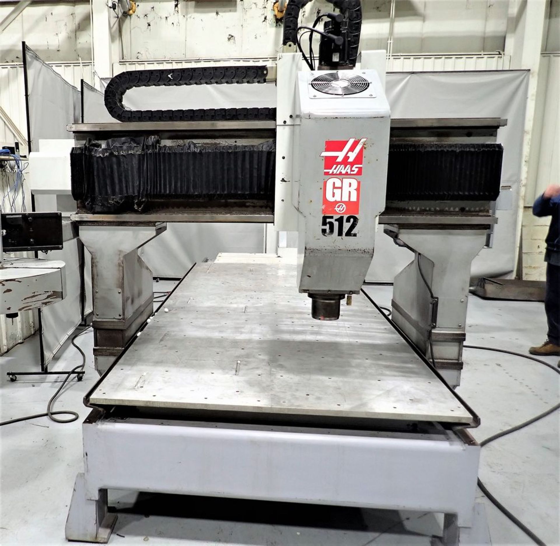 60"x144" HAAS GR-512 CNC 3-AXIS GANTRY ROUTER/VERTICAL MACHINING CENTER, S/N 43675, NEW 2005 - Image 3 of 8
