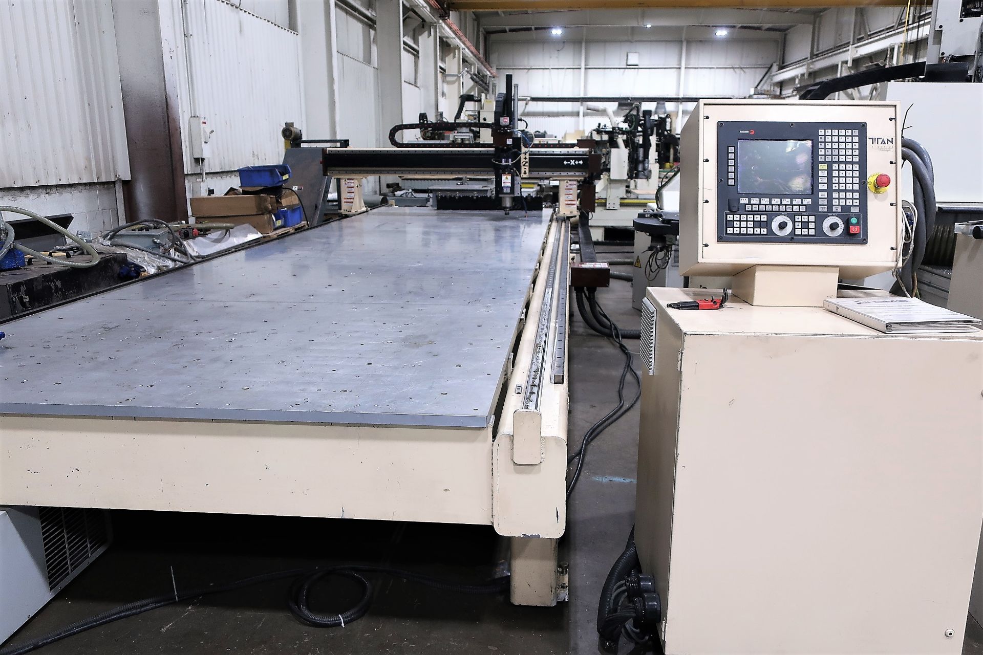 7'x25' MOTION MASTER MB-725C HEAVY DUTY 3-AXIS CNC ROUTER W/ 30 HP SPINDLE, NEW 2016