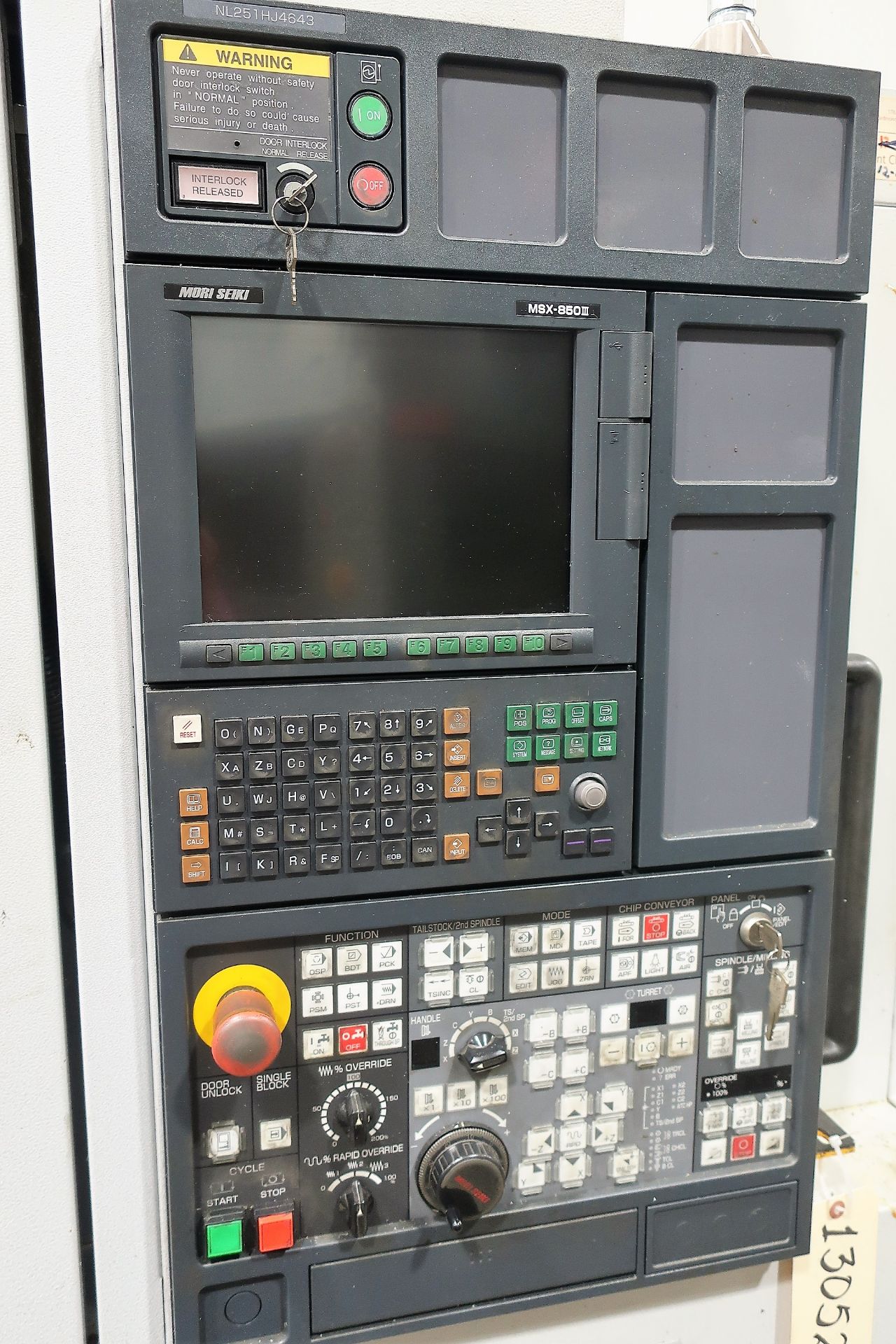 MORI SEIKI NL2500SY700 CNC LATHE TURNING CENTERW/SUB SPINDLE & Y -AXIS, NEW 2008 - Image 2 of 12