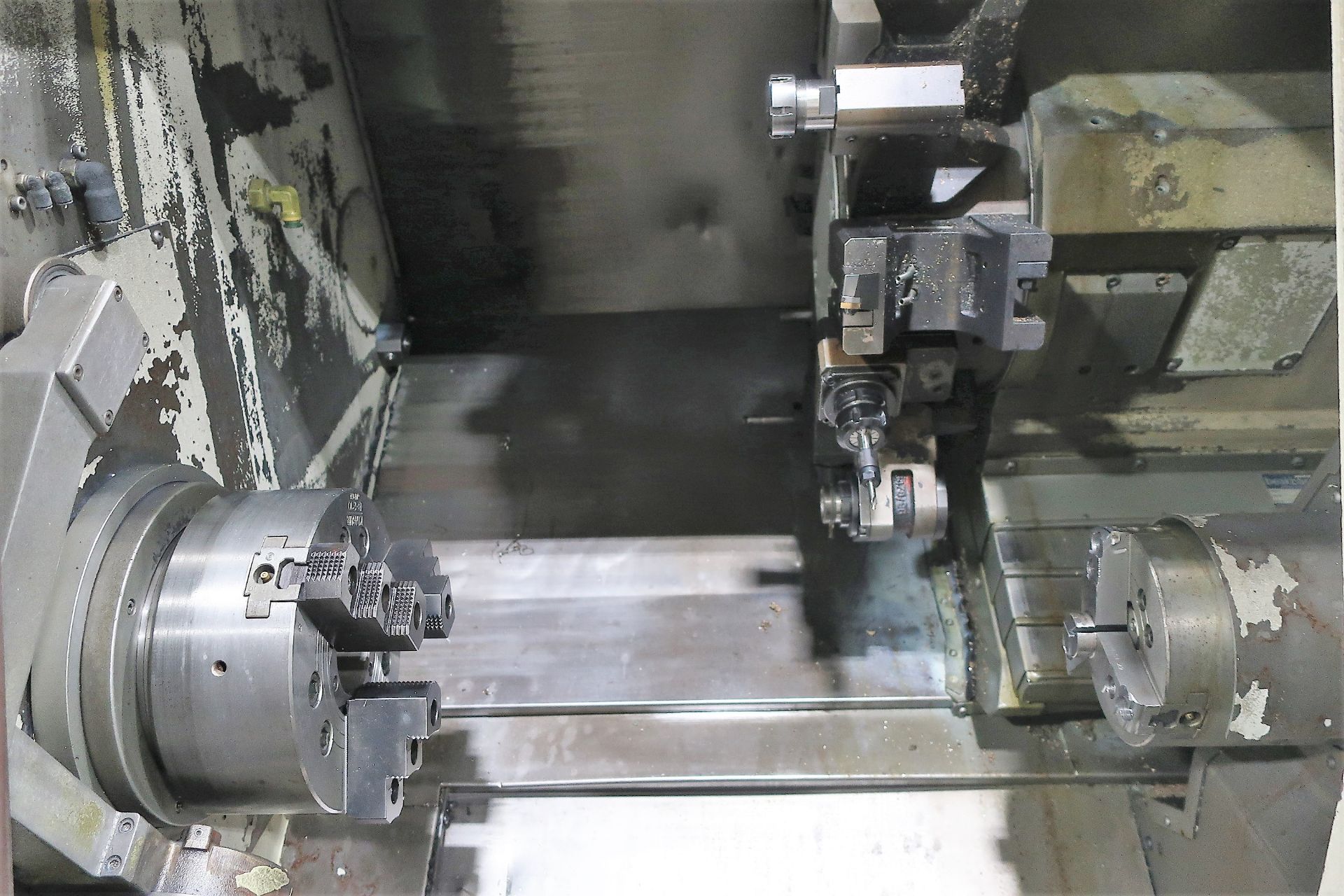 MAZAK QTN-250MSY CNC LATHE W/SUB SPINDLE, MILLING & Y-AXIS, S/N 182393 - Image 3 of 14