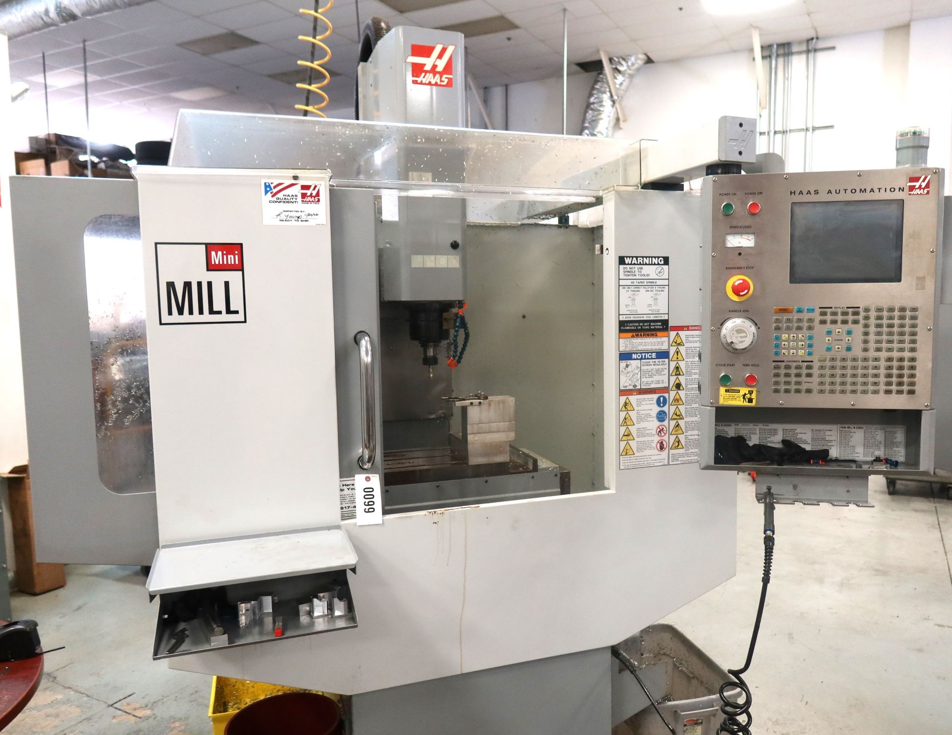 2006 Haas Mini Mill CNC 4-Axis Vertical Machining Center, SN 1053875