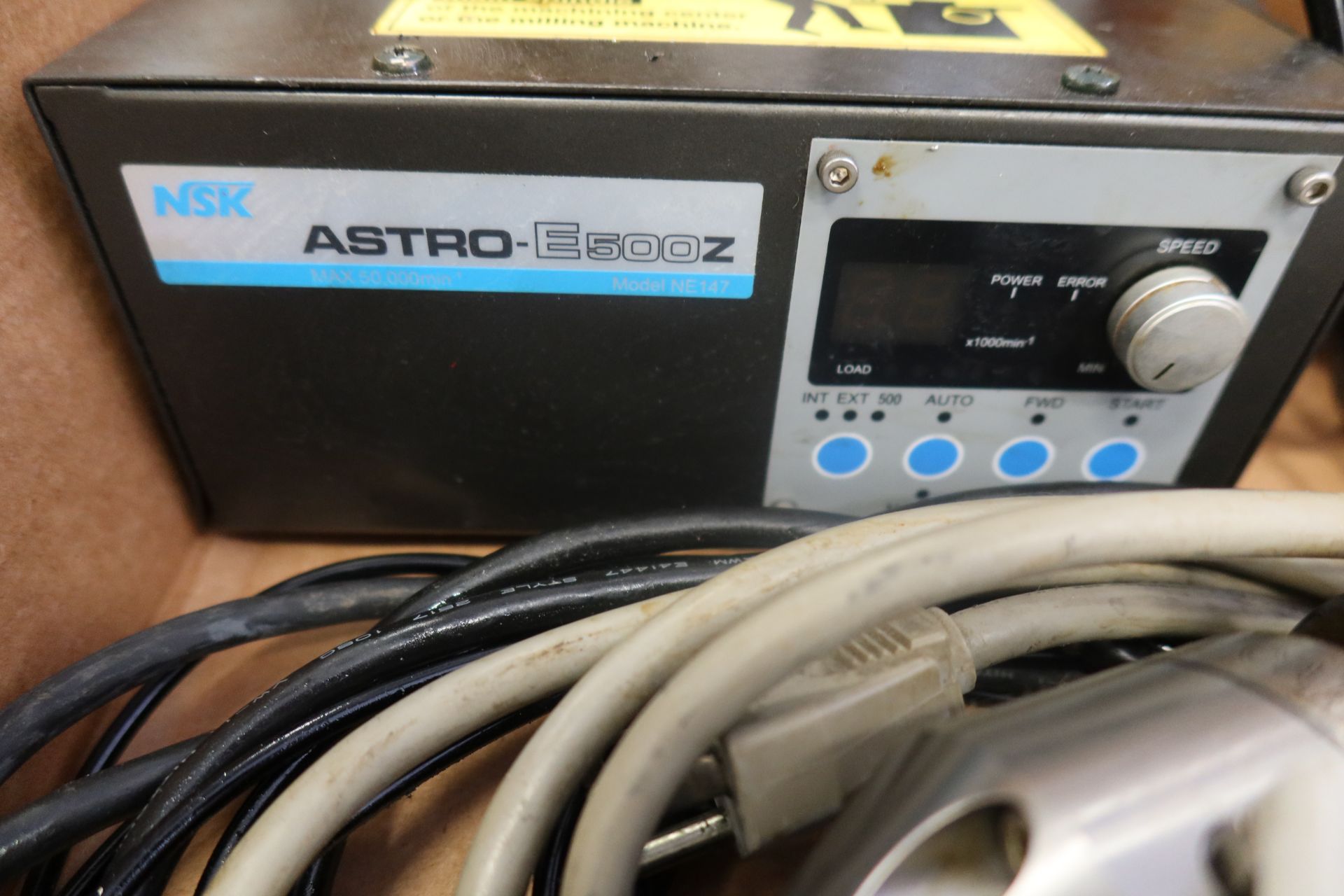 NSK HES 510 50k RPM CT-40 Air Spindle with Astro-E500Z Controller - Image 2 of 3