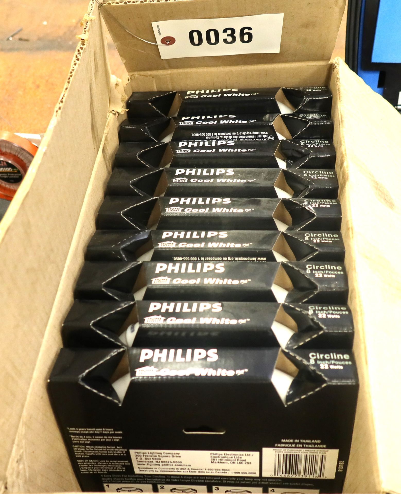 Box of Phillips Circline Light Bulbs