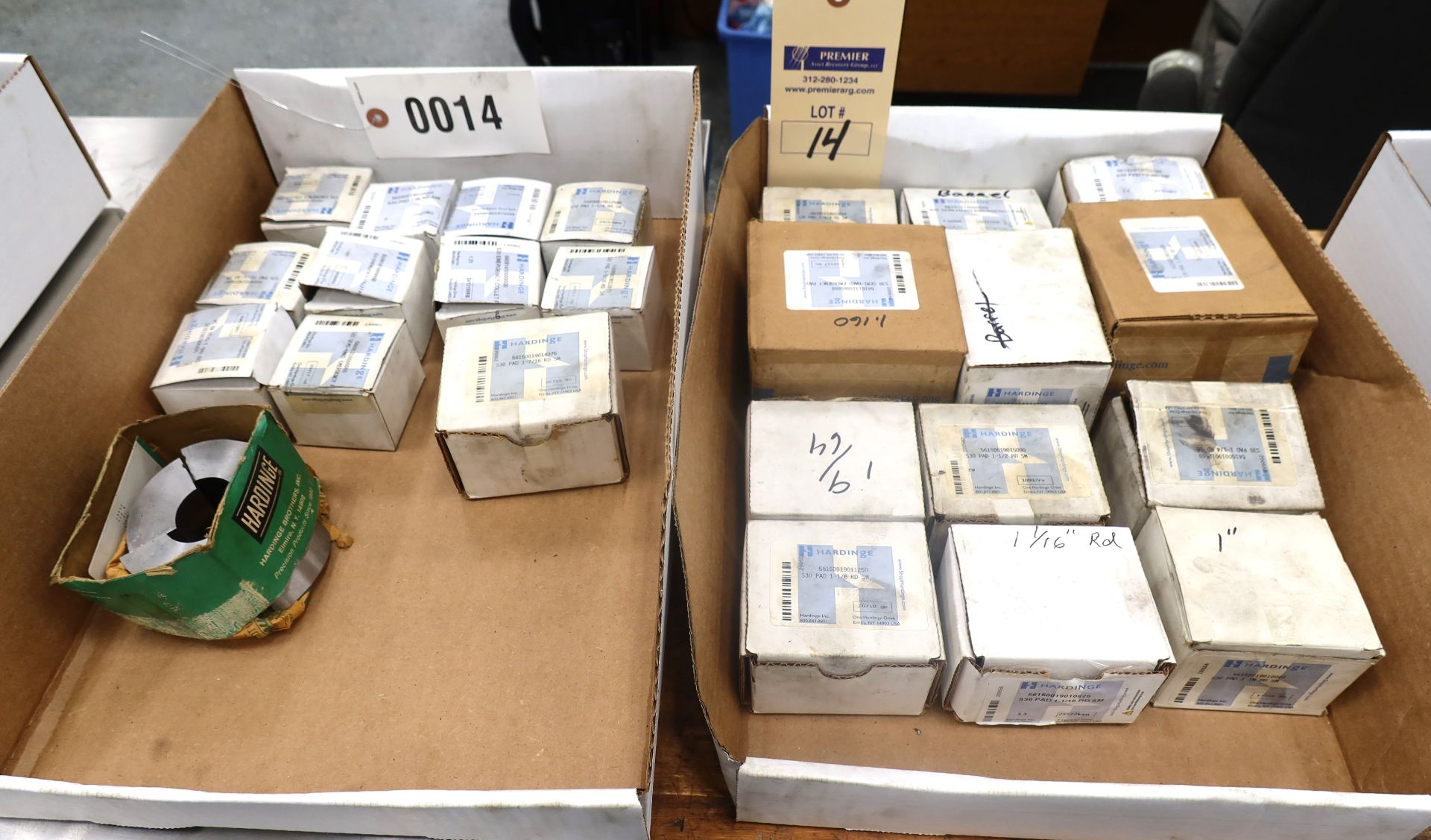 (2) Boxes of Assorted Hardinge Collets