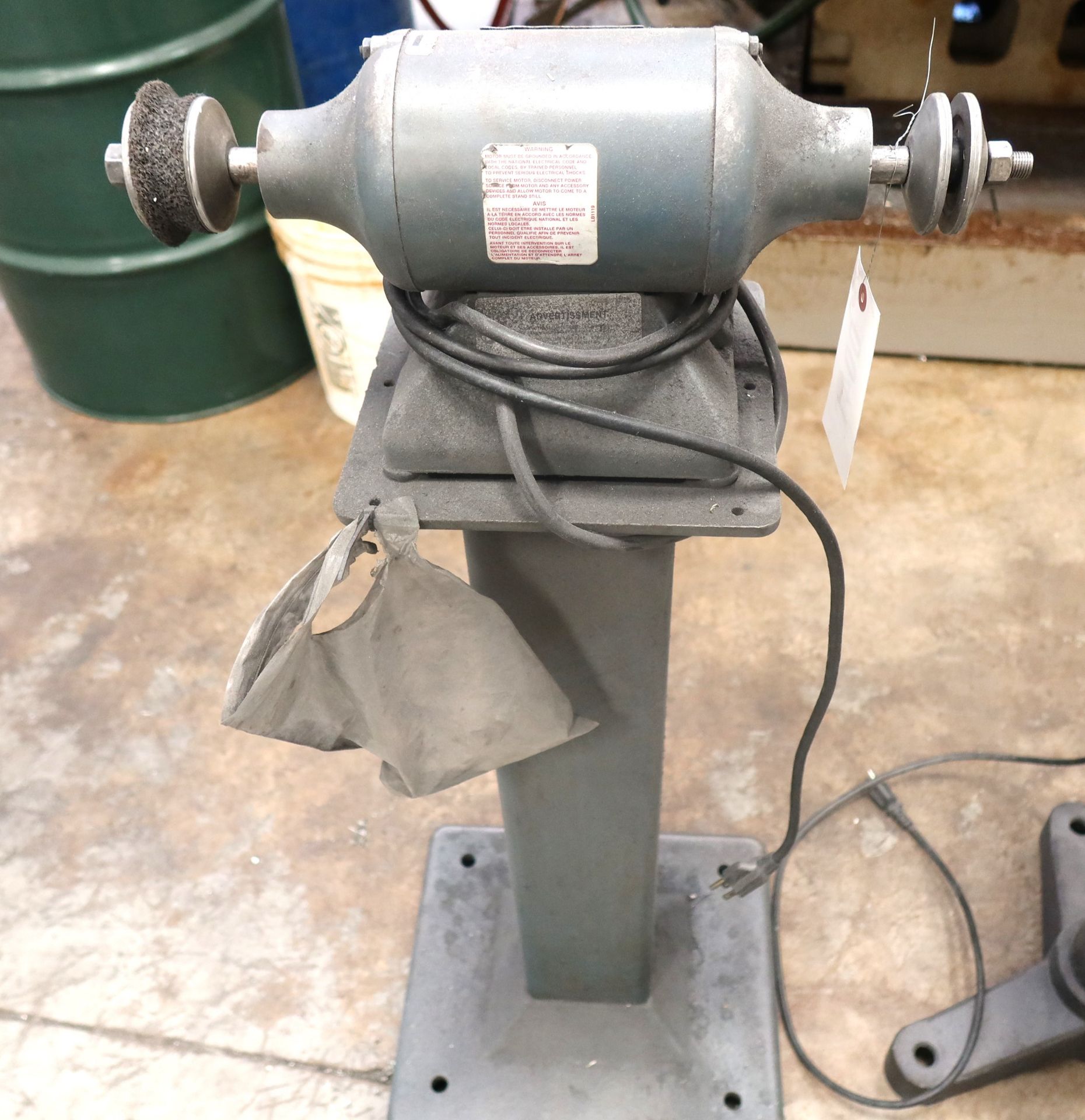 Double Pedestal Bench Grinder