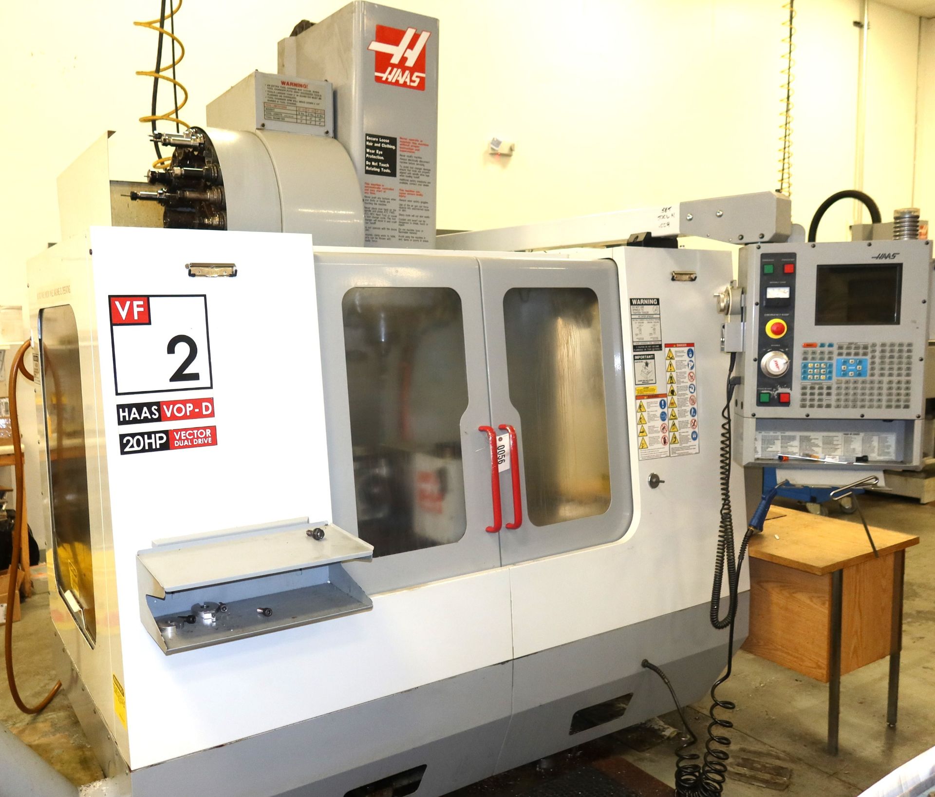 Haas VF-2D 5-Axis CNC Vertical Machining Center, SN 30977 - Image 7 of 10