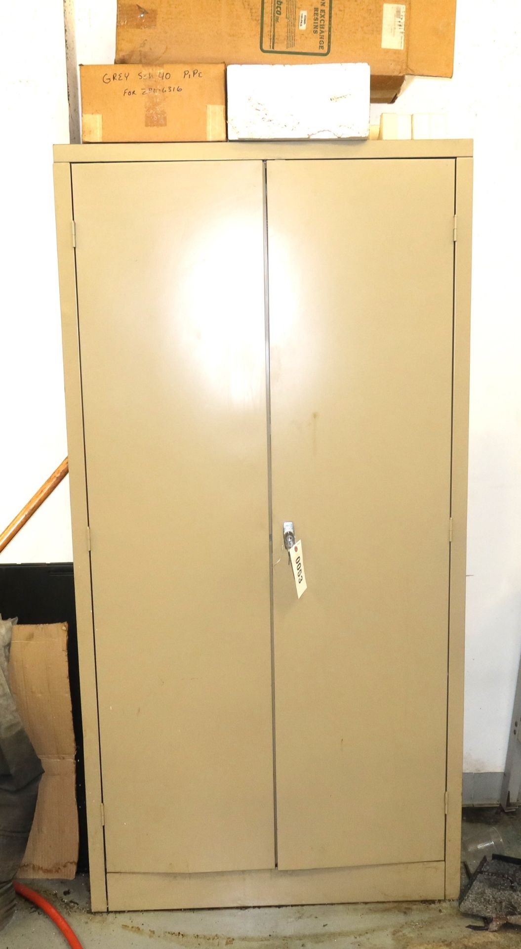 Storage Cabinet with contents (no manuals)