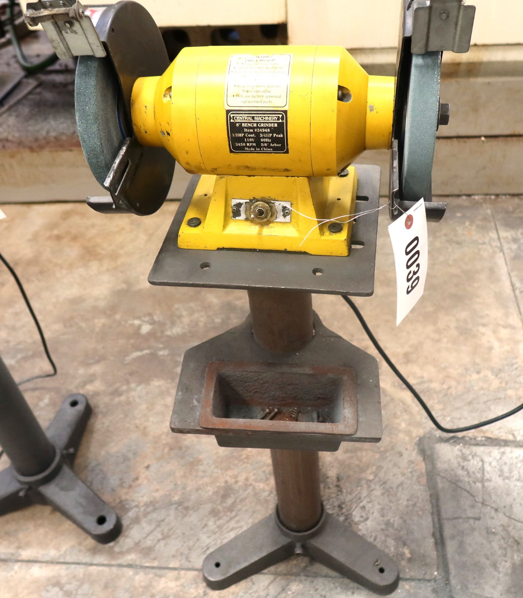 Double Pedestal 8" Bench Grinder