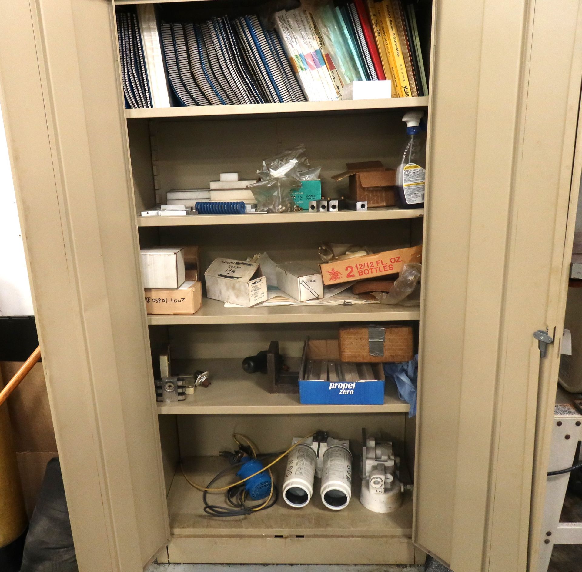 Storage Cabinet with contents (no manuals) - Image 2 of 2