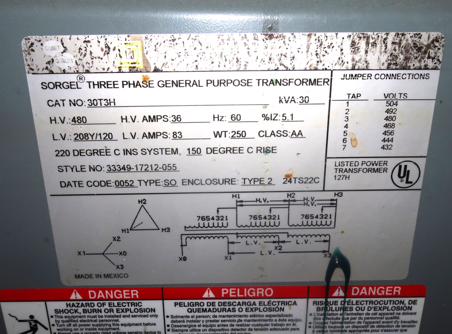 Sorgel 30 KVA Transformer - Image 2 of 2