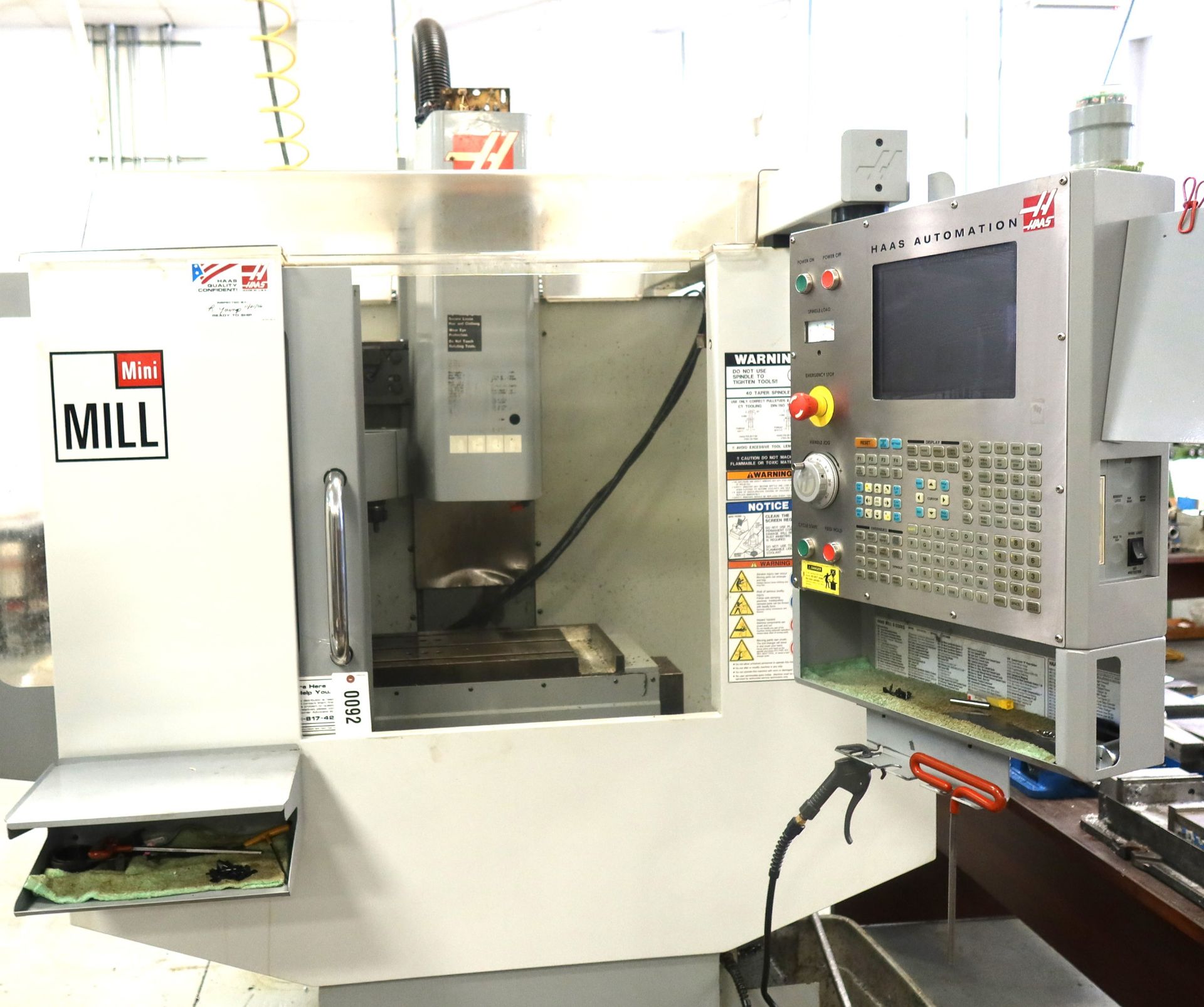 2006 Haas Mini Mill CNC 4-Axis Vertical Machining Center, SN 1053877