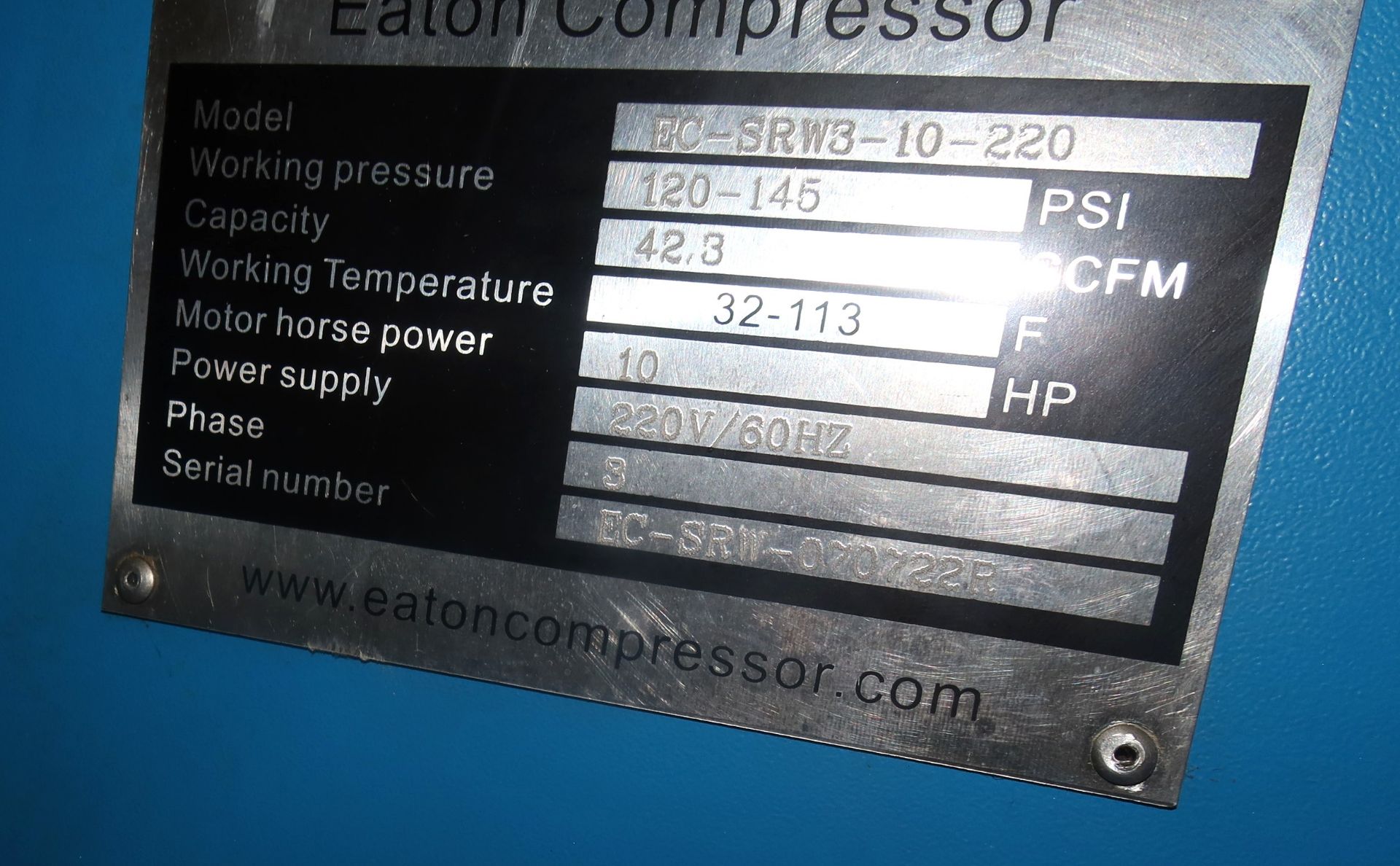 Eaton 145psi Air Compressor - Image 3 of 3
