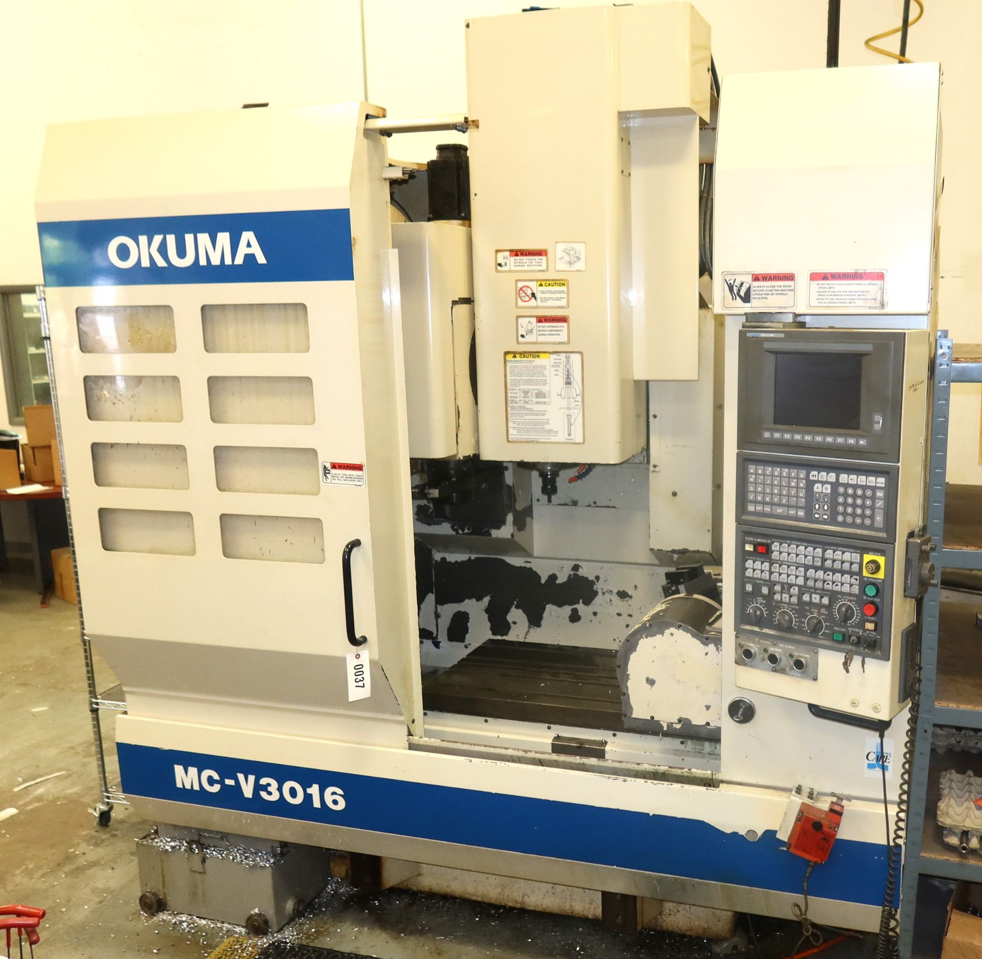 2003 OKUMA MC-V3016 5-AXIS CNC VERTICAL MACHINING CENTER, SN 0028