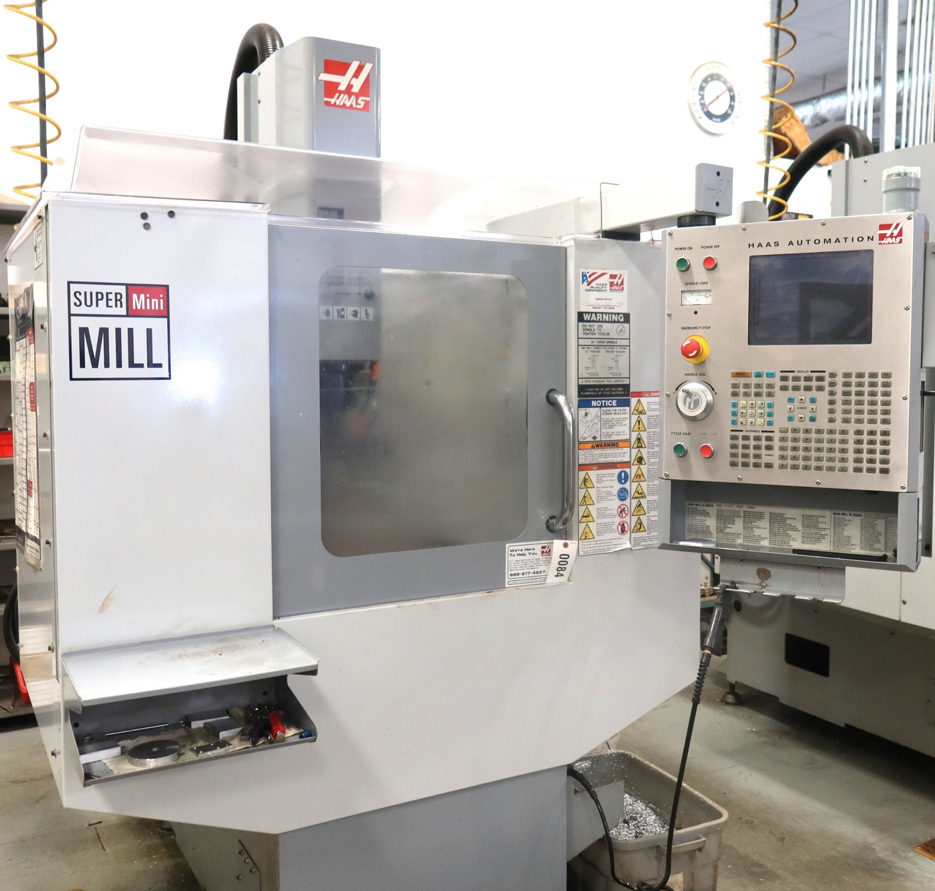 2006 Haas Super Mini Mill 4-axis CNC Vertical Machining Center, SN 46185 - Image 5 of 8