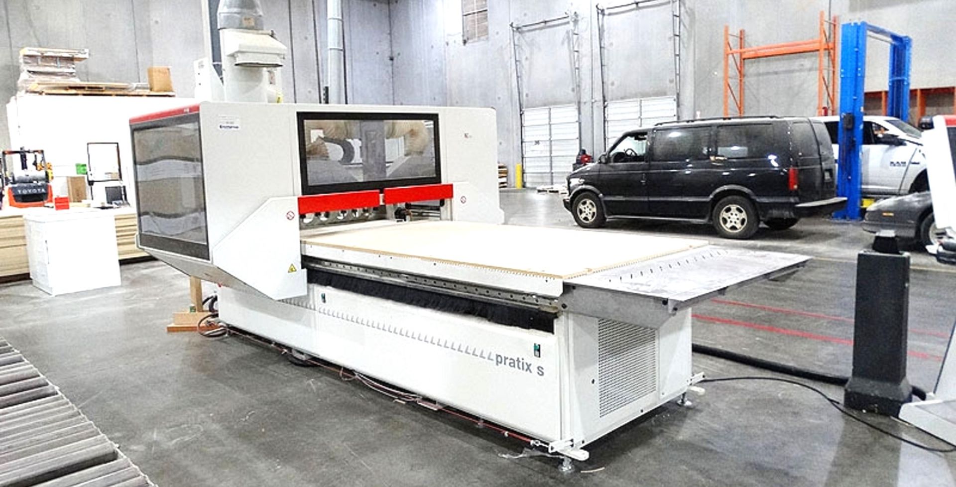 4'x8' SCM PRATIX S12C CNC ROUTER, S/N AH/119258, NEW 2016 - Image 2 of 11